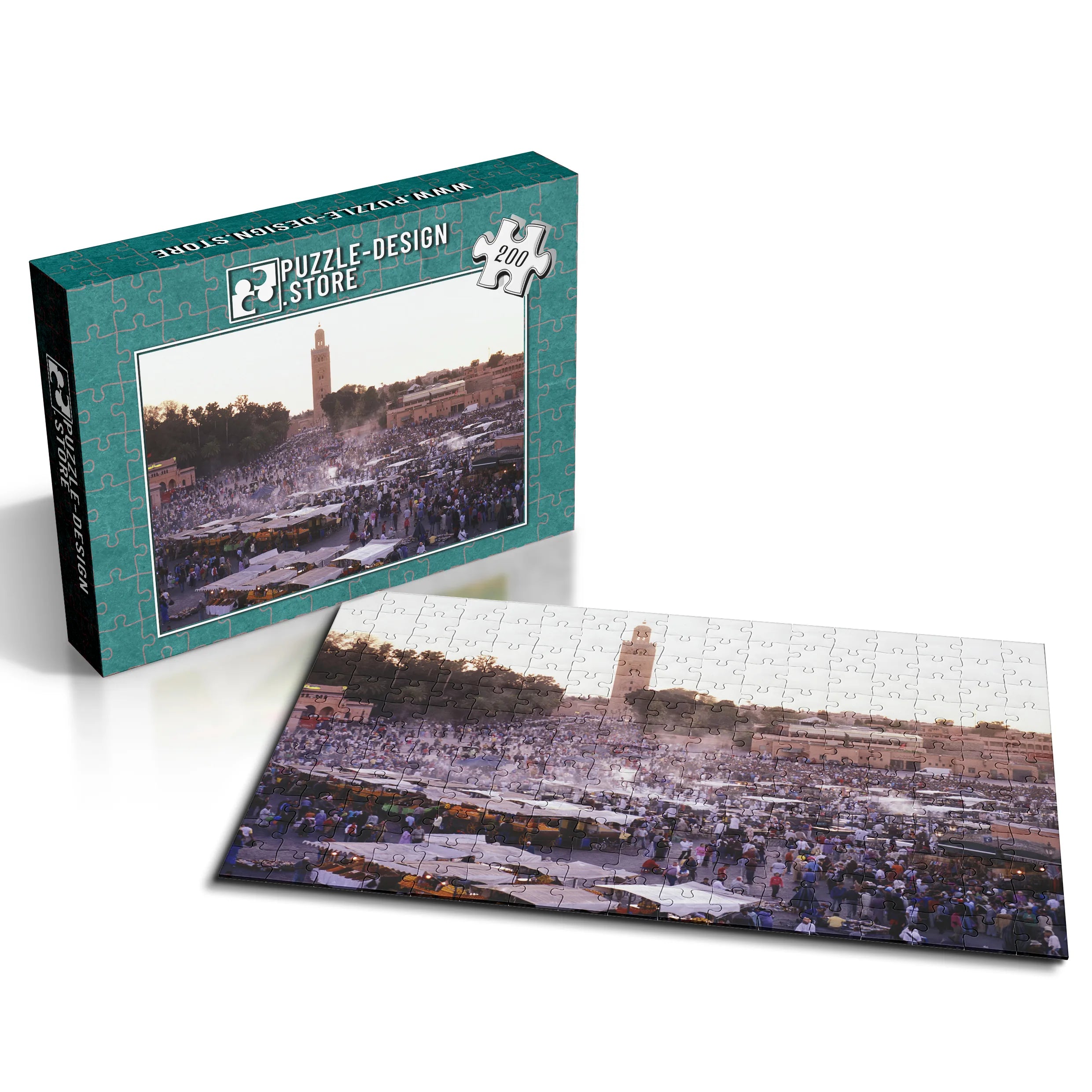 Marrakesch Markttreiben Abend