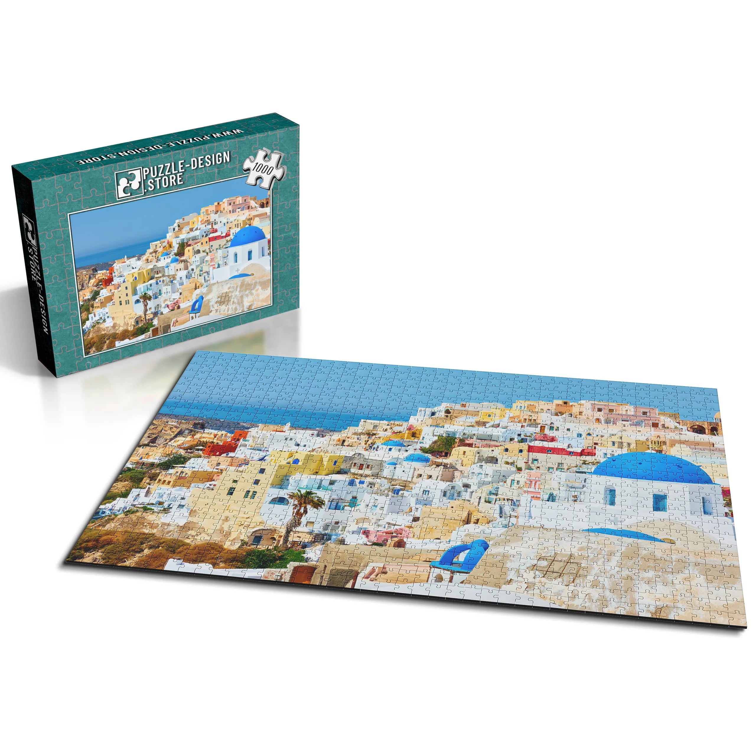 Santorini Farbenpracht Meerblick