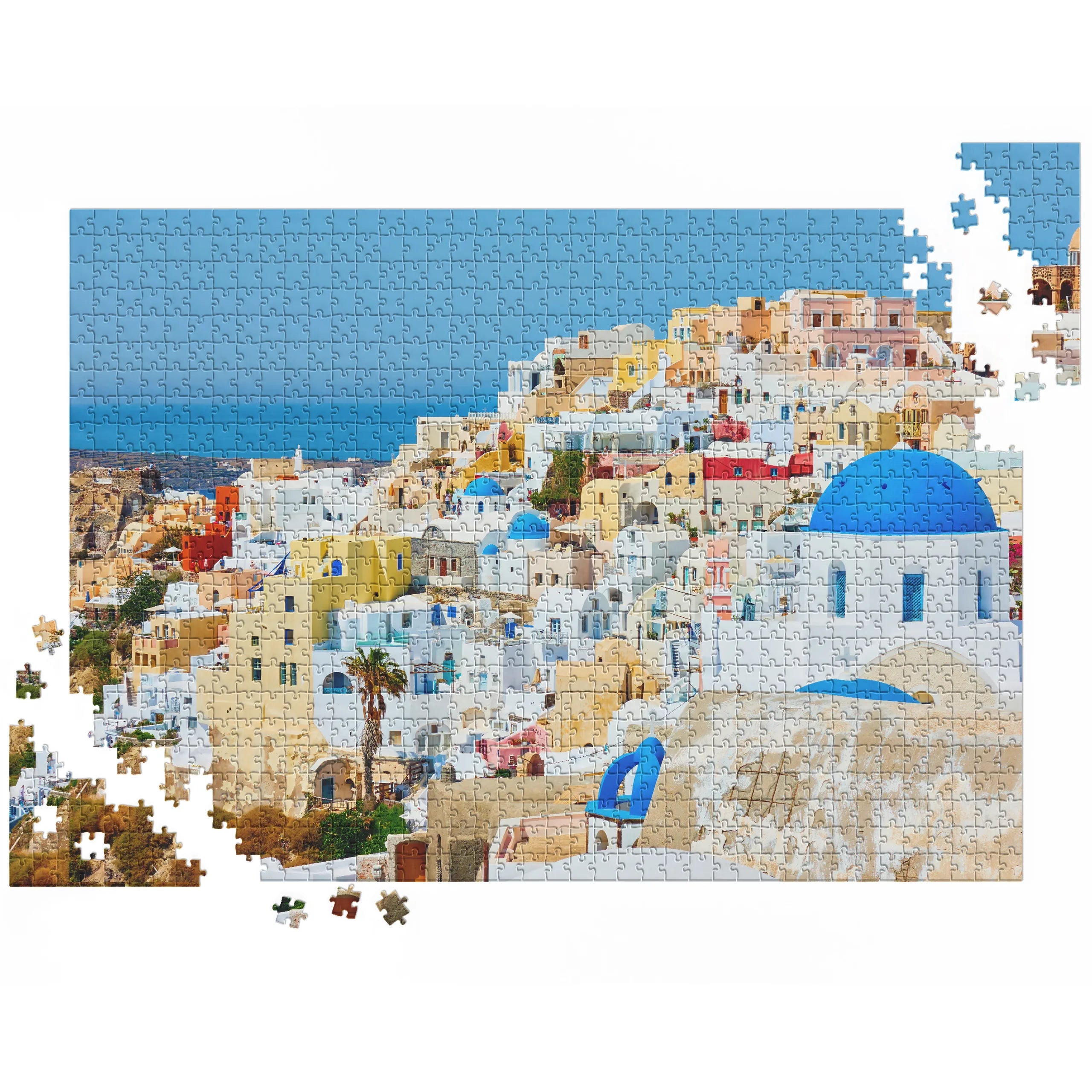 Santorini Farbenpracht Meerblick