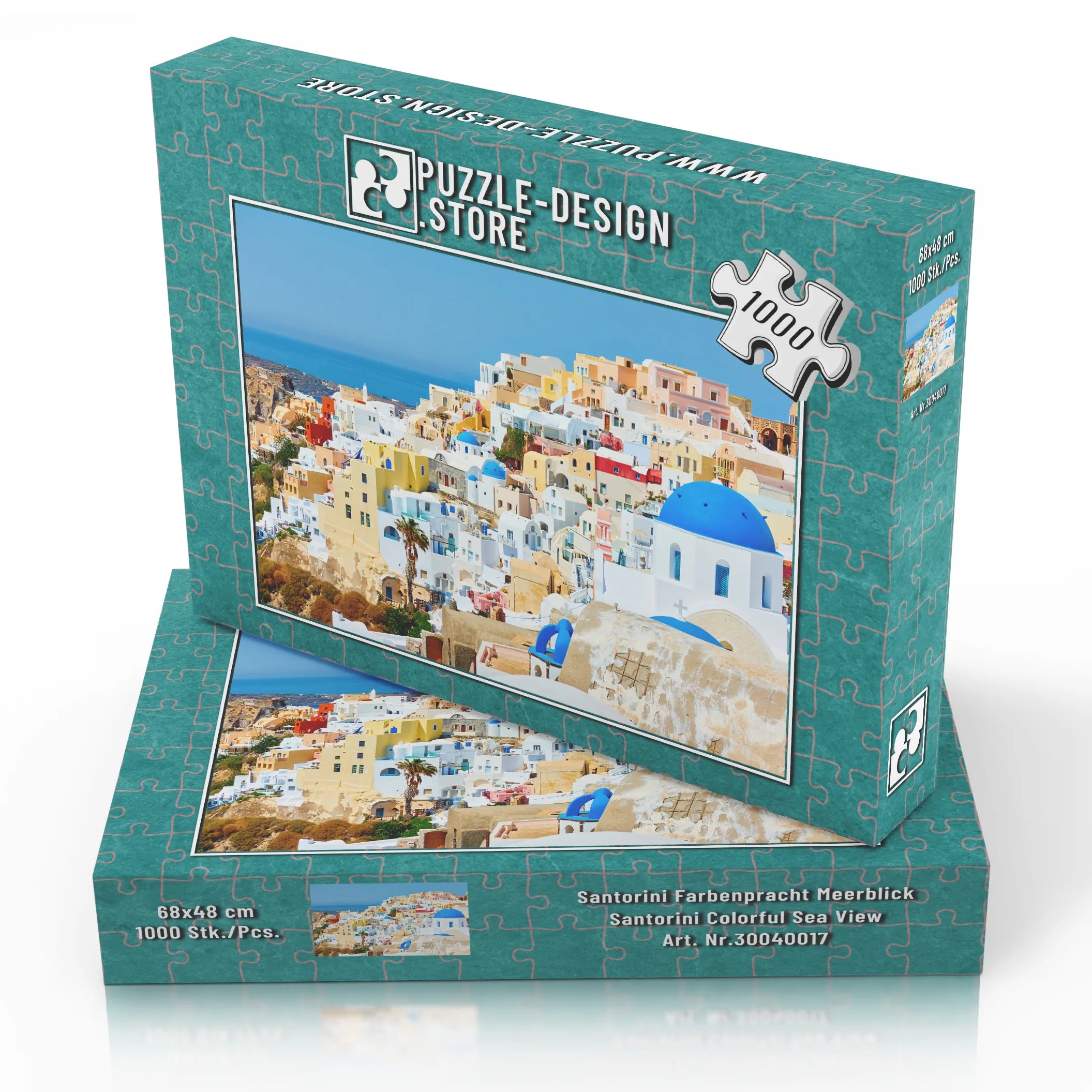 Santorini Farbenpracht Meerblick