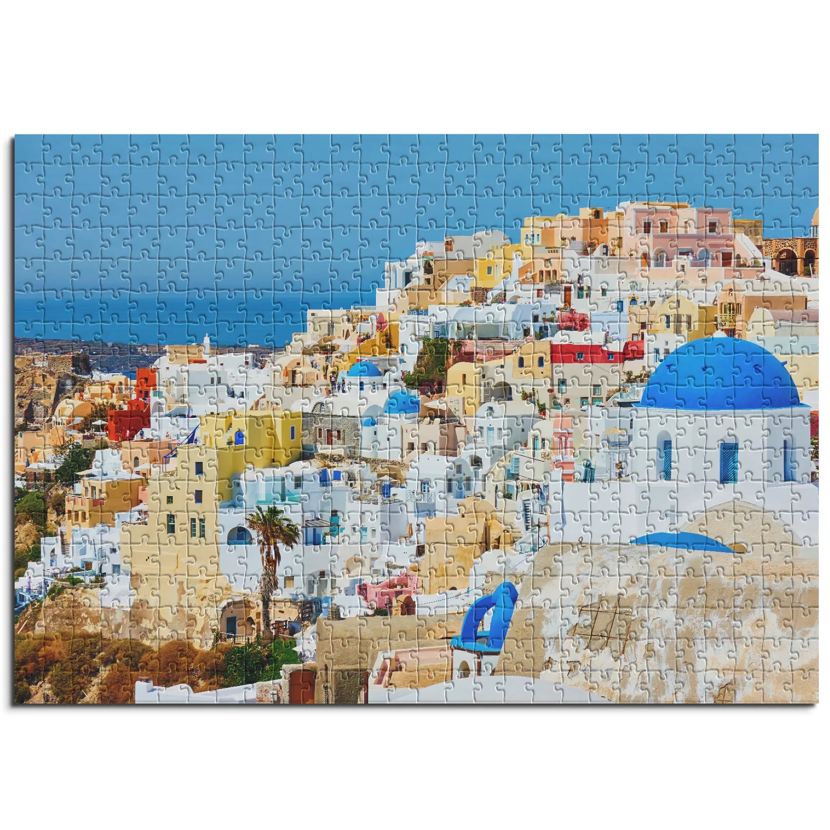 Santorini Farbenpracht Meerblick