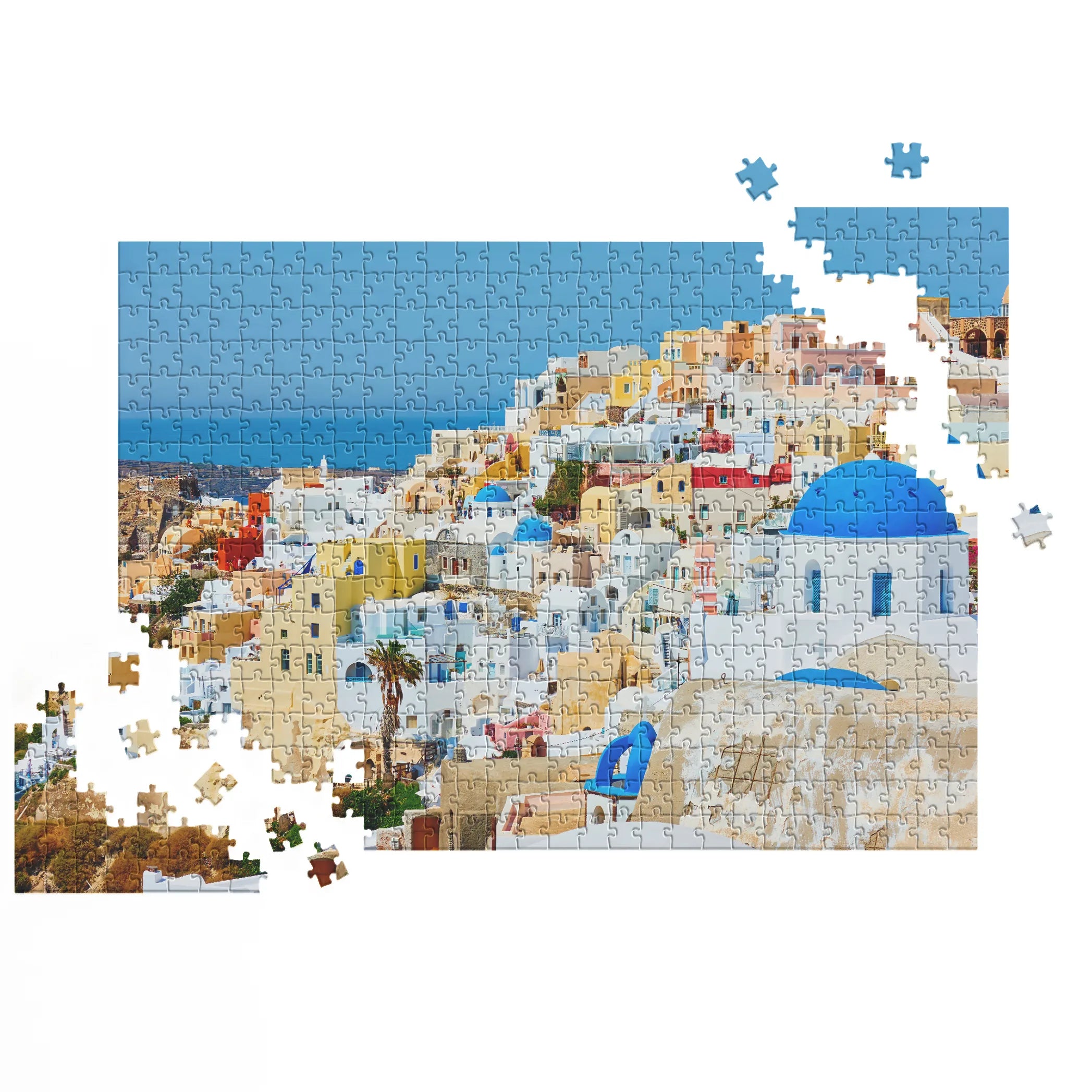 Santorini Farbenpracht Meerblick