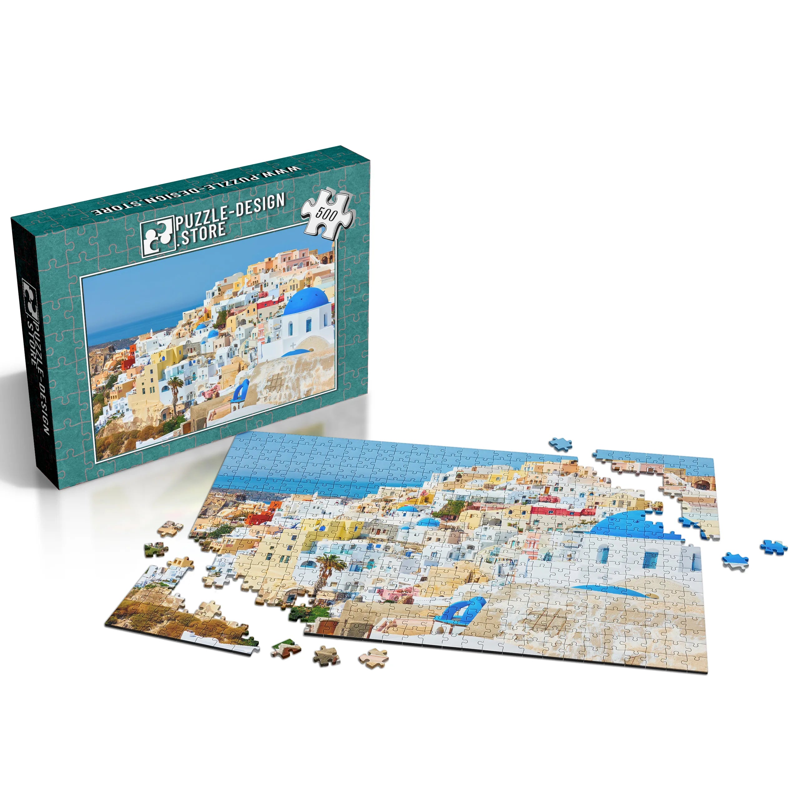 Santorini Farbenpracht Meerblick