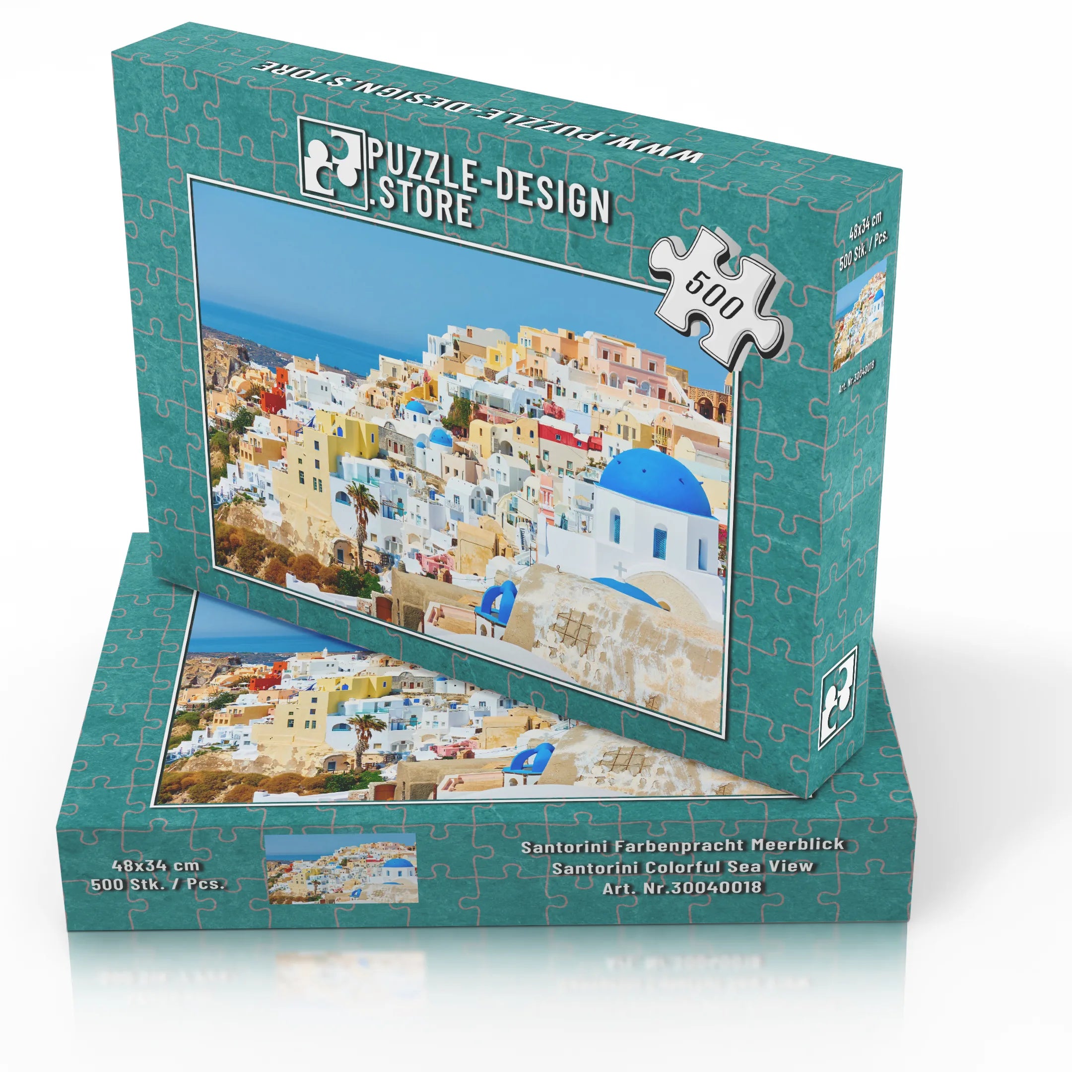 Santorini Farbenpracht Meerblick