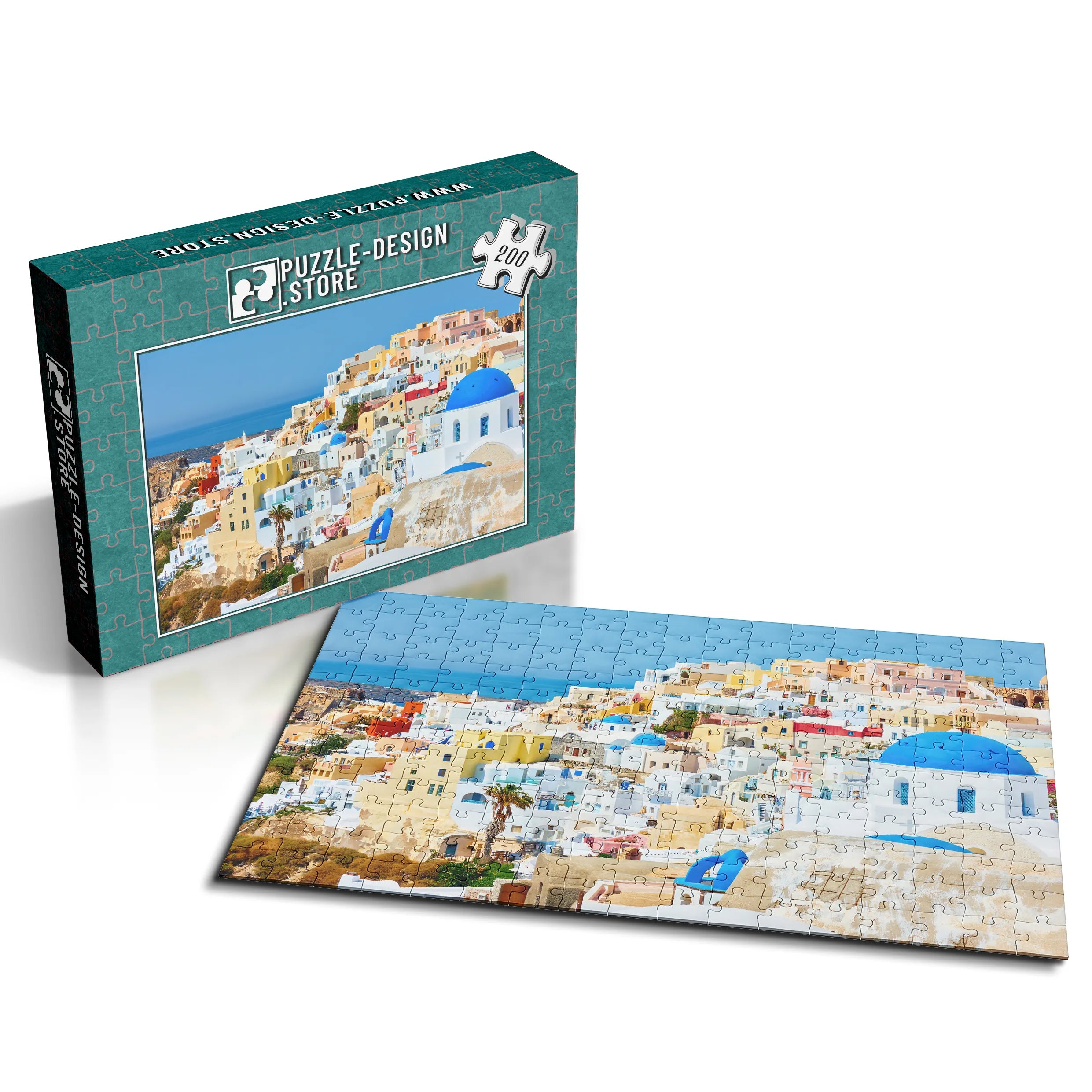 Santorini Farbenpracht Meerblick