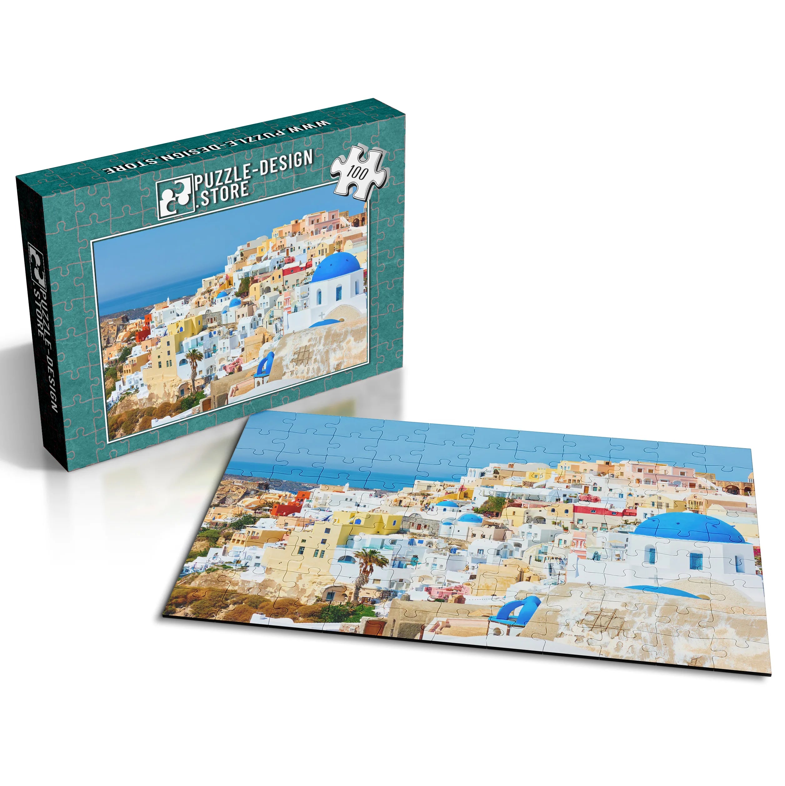 Santorini Farbenpracht Meerblick