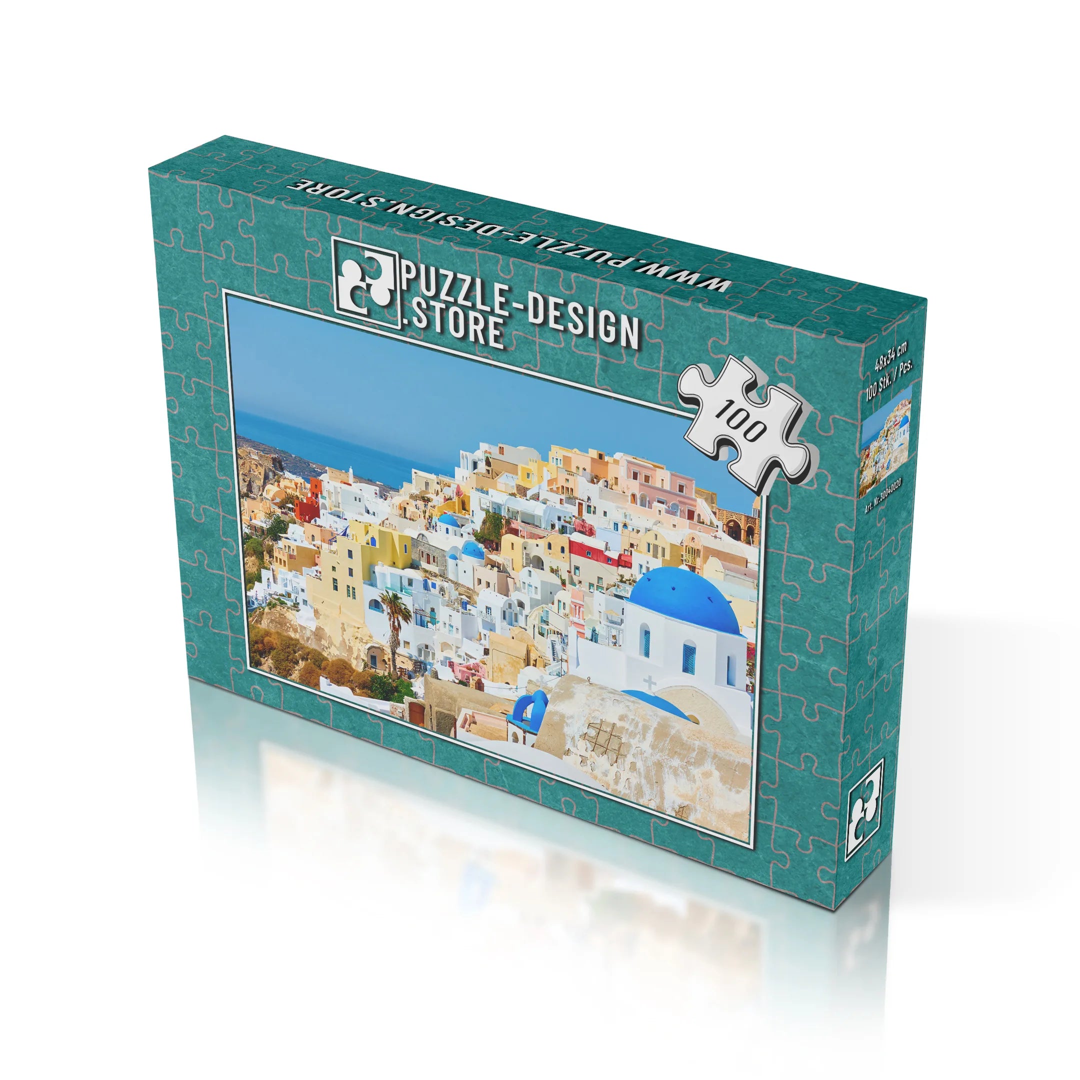 Santorini Farbenpracht Meerblick