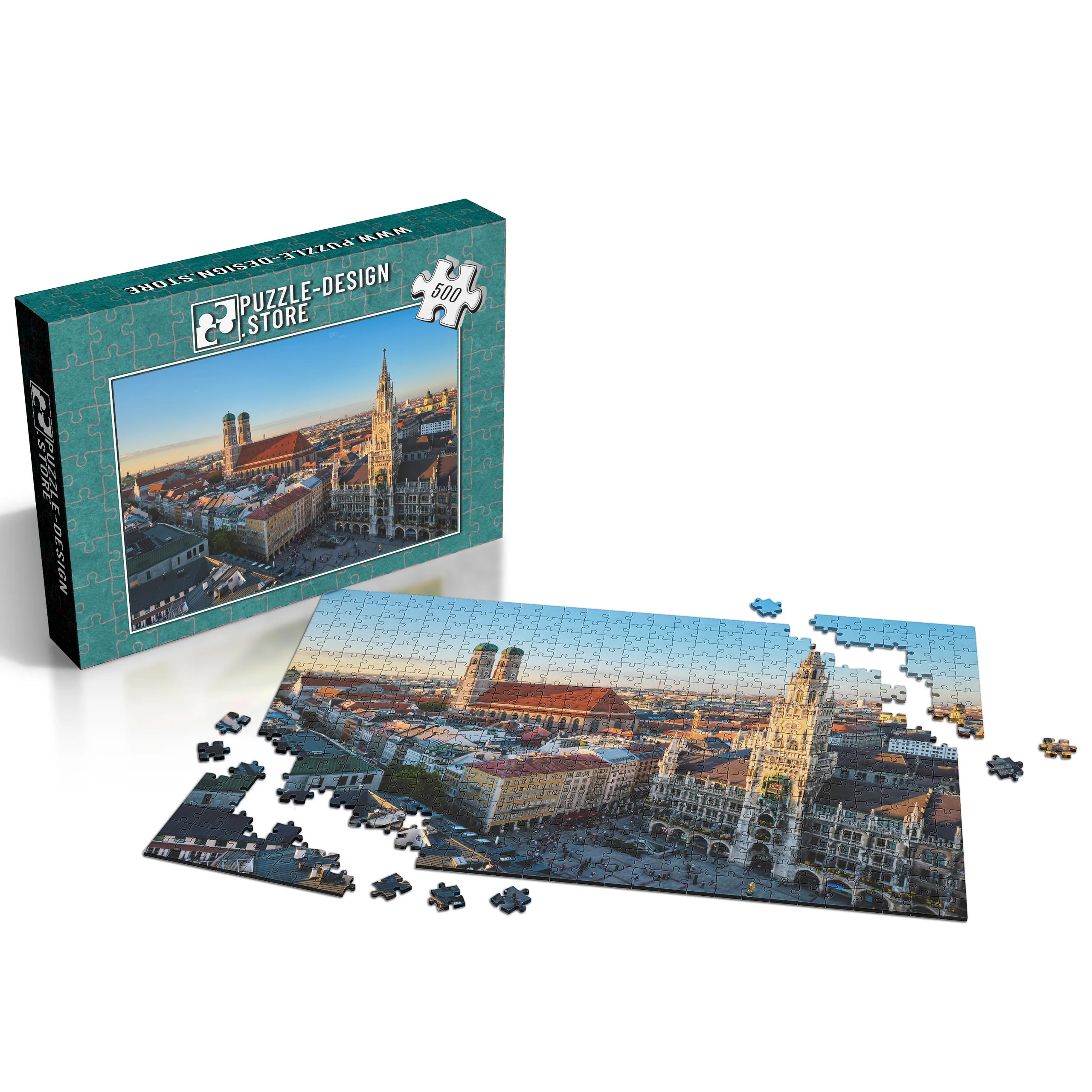 München Marienplatz Panorama