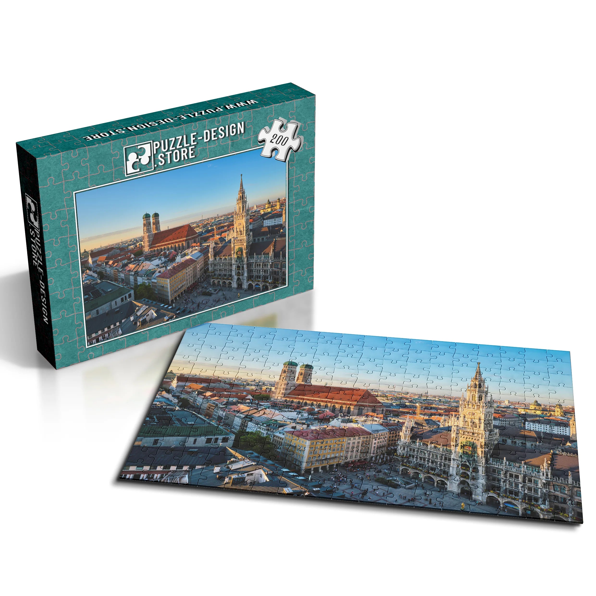 München Marienplatz Panorama