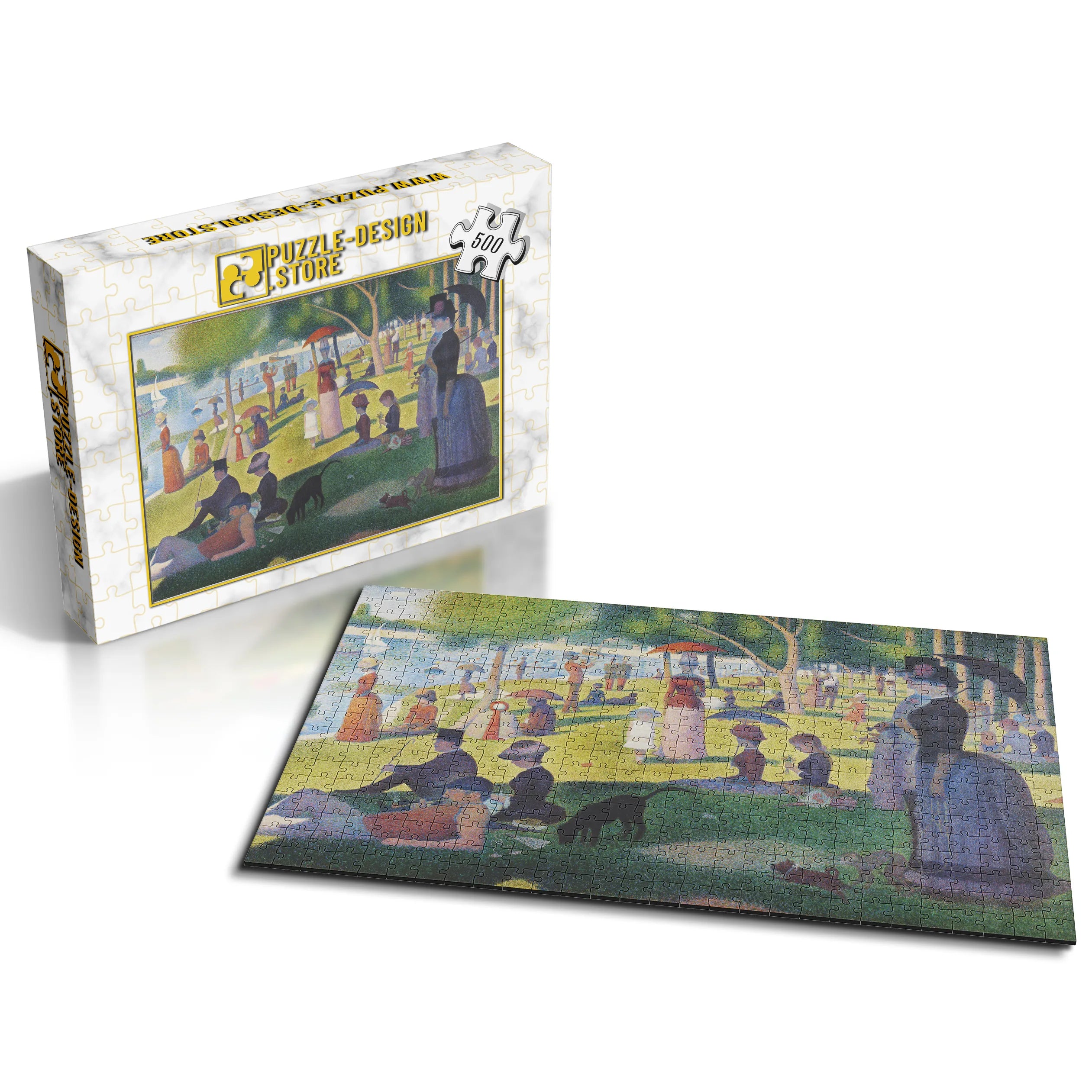 Georges Seurat / Ein Sonntagnachmittag auf der Insel La Grande Jatte