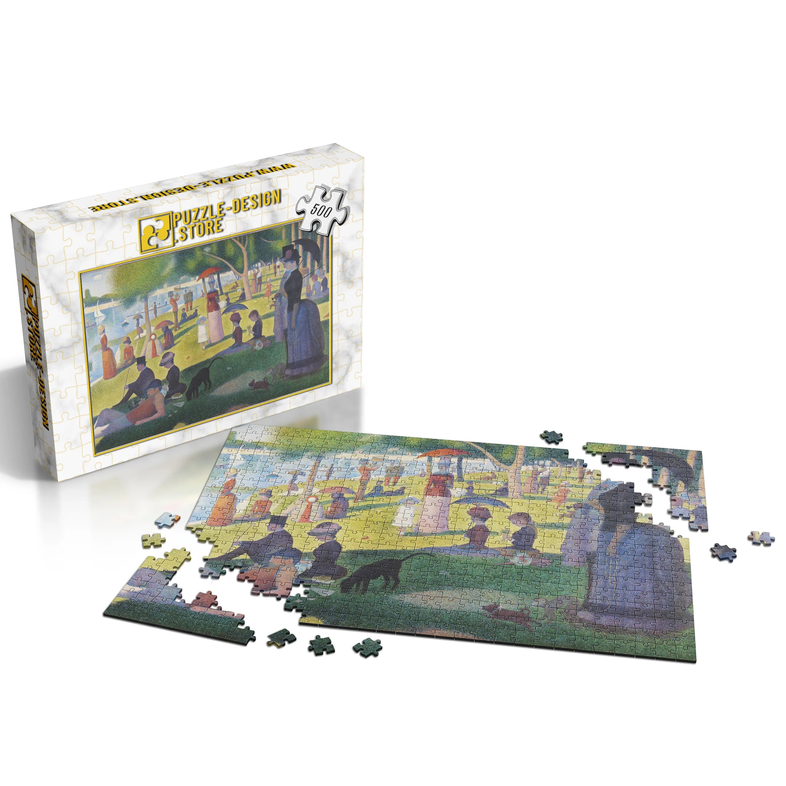 Georges Seurat / Ein Sonntagnachmittag auf der Insel La Grande Jatte