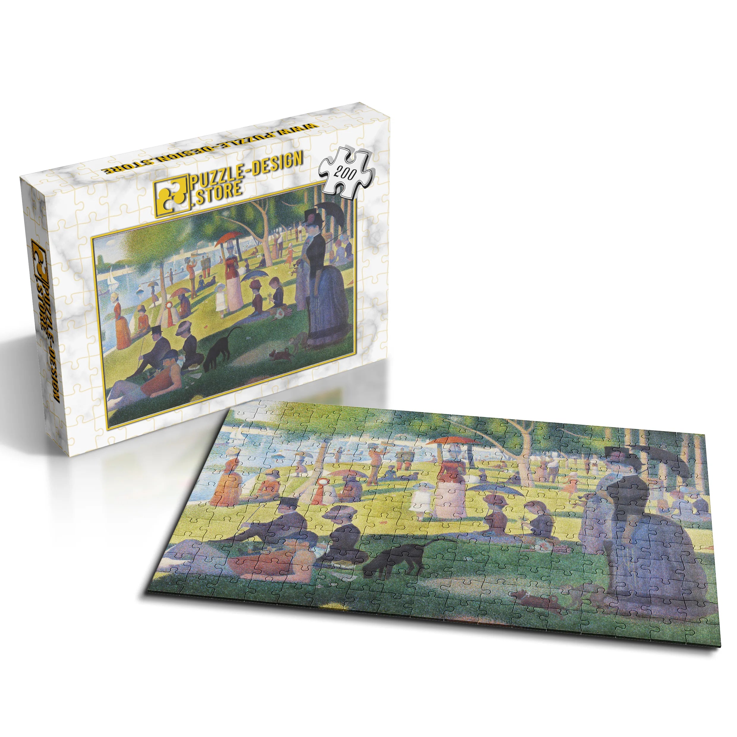 Georges Seurat / Ein Sonntagnachmittag auf der Insel La Grande Jatte