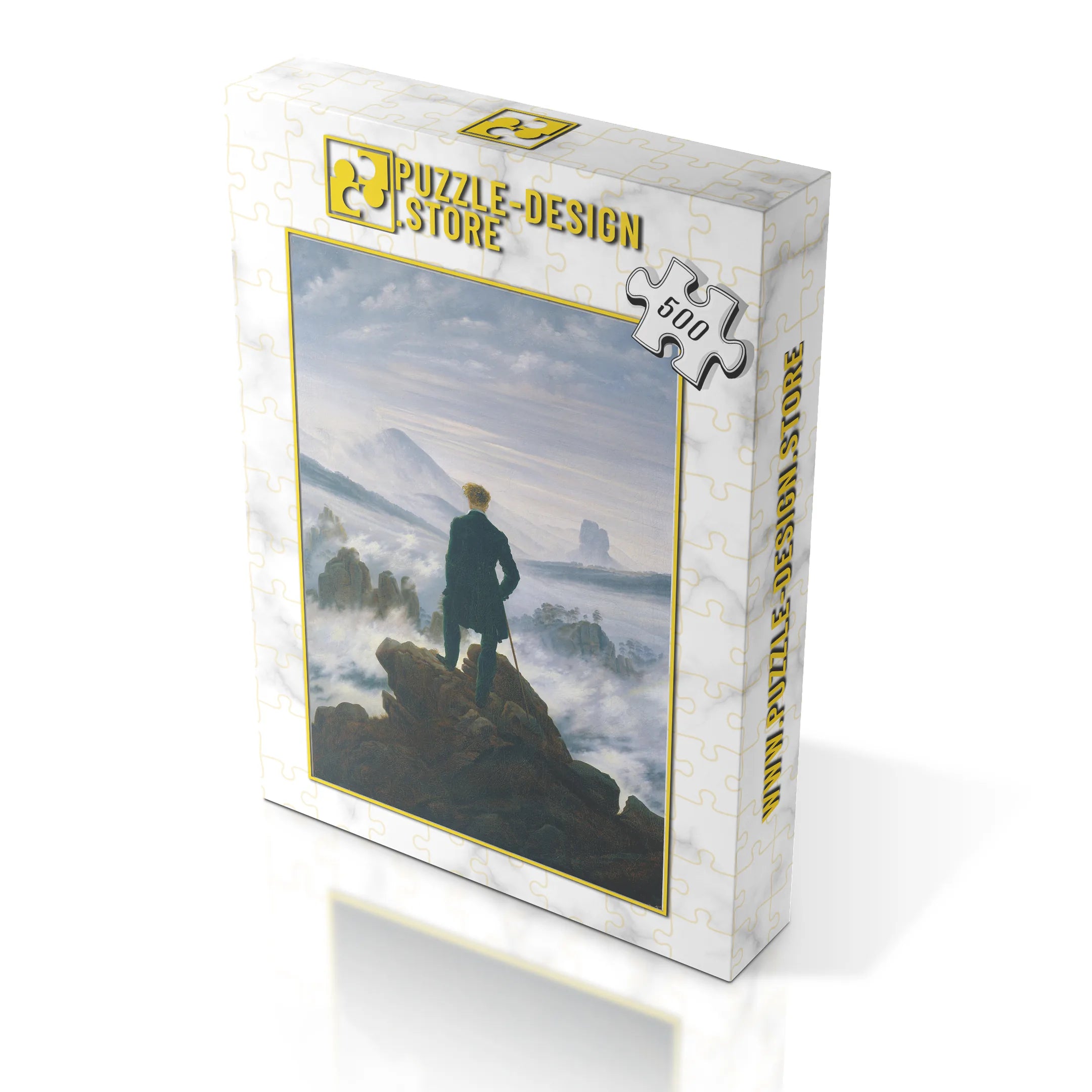 Caspar David Friedrich /  Der Wanderer über dem Nebelmeer