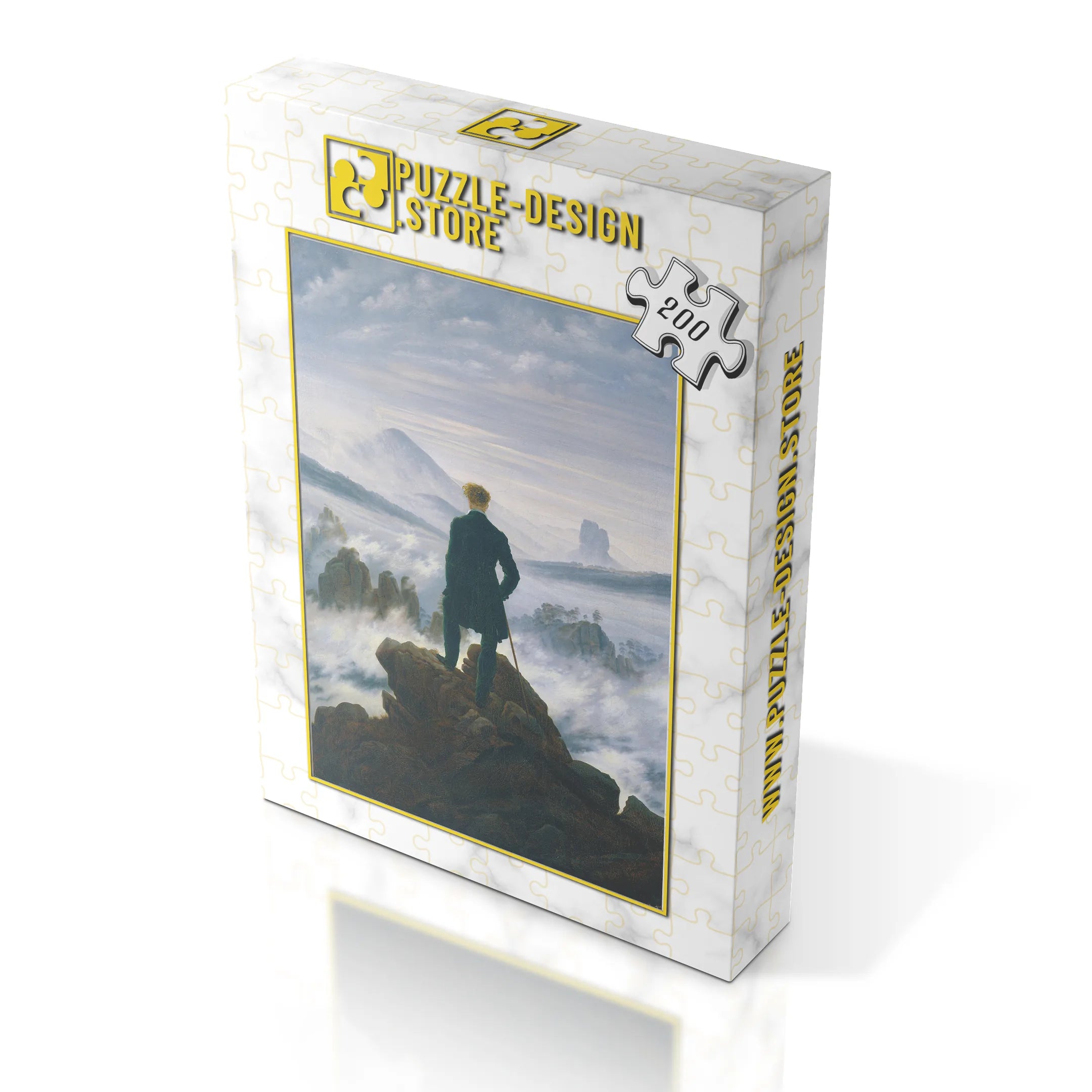 Caspar David Friedrich /  Der Wanderer über dem Nebelmeer