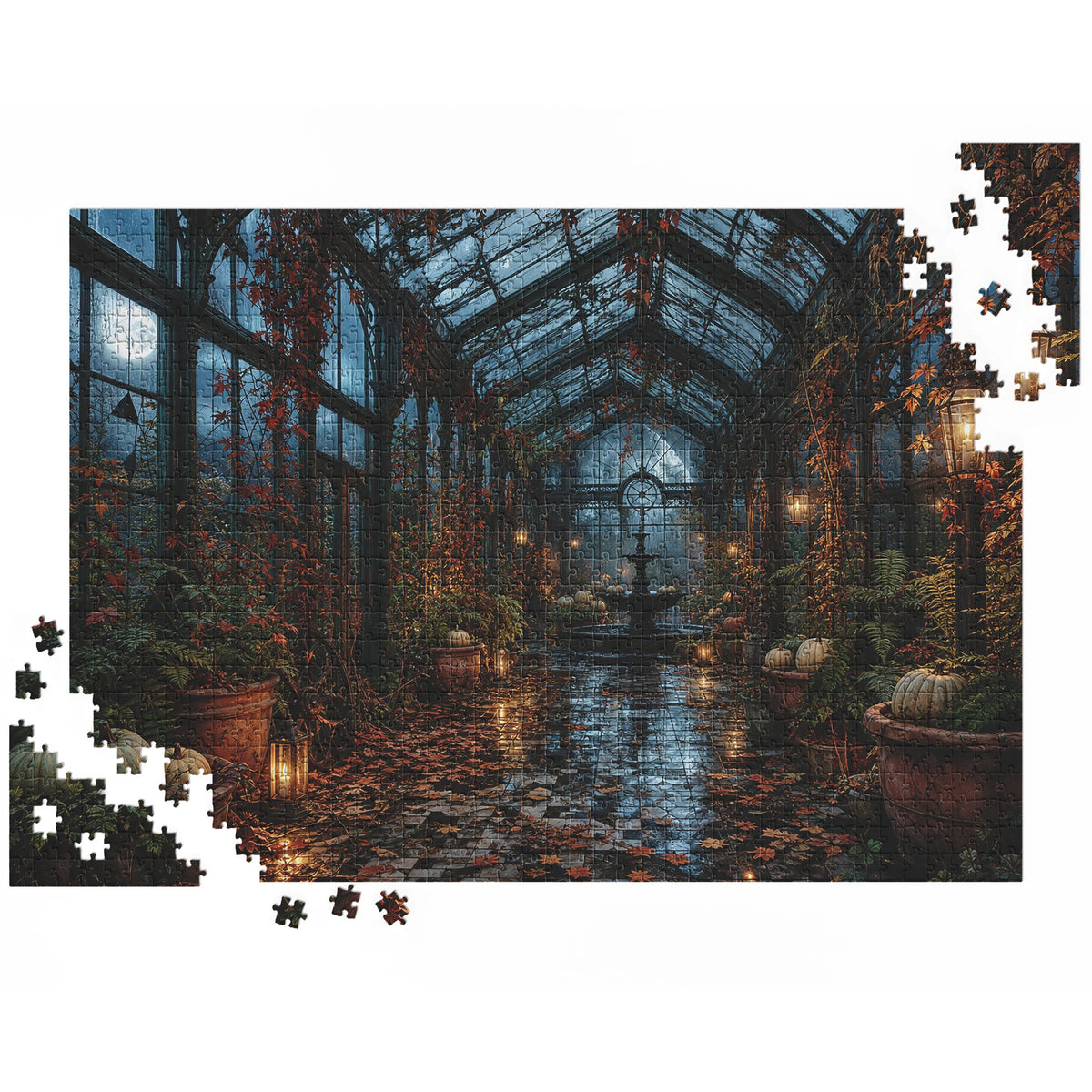 Das verlassene Glashaus – Herbstzauber & Halloween – 1000 Teile, Ansicht 3