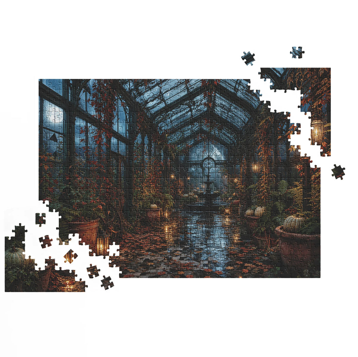 Das verlassene Glashaus – Herbstzauber & Halloween – 500 Teile, Ansicht 3