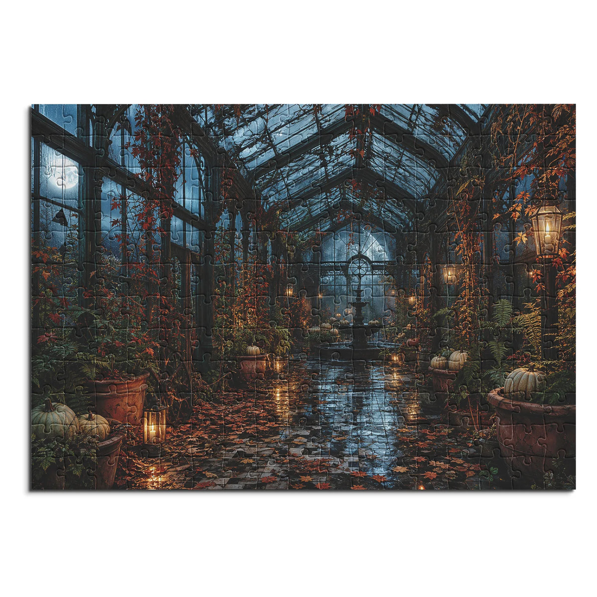 Das verlassene Glashaus – Herbstzauber & Halloween – 200 Teile, Ansicht 1