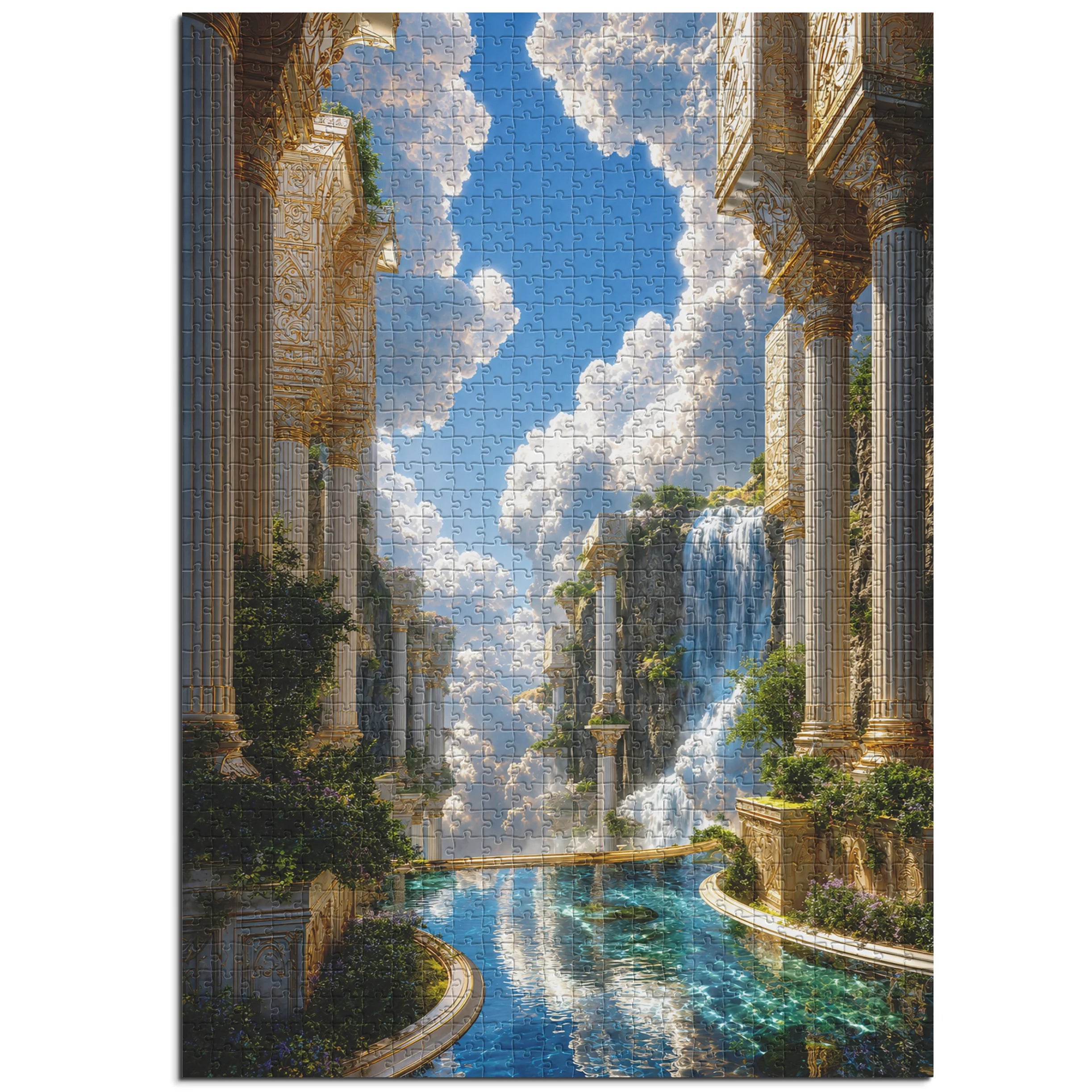 Himmlische Wasserterrassen