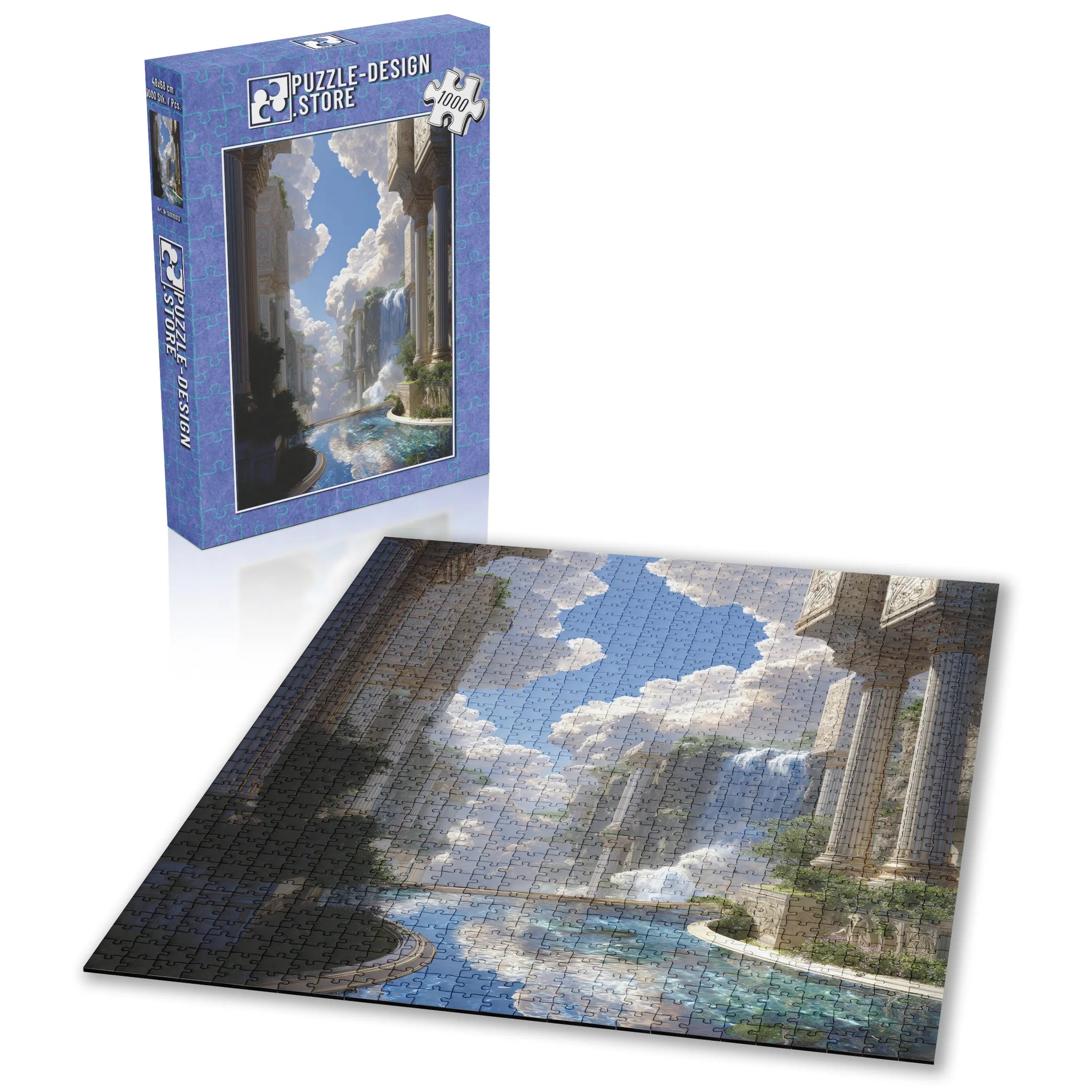 Himmlische Wasserterrassen