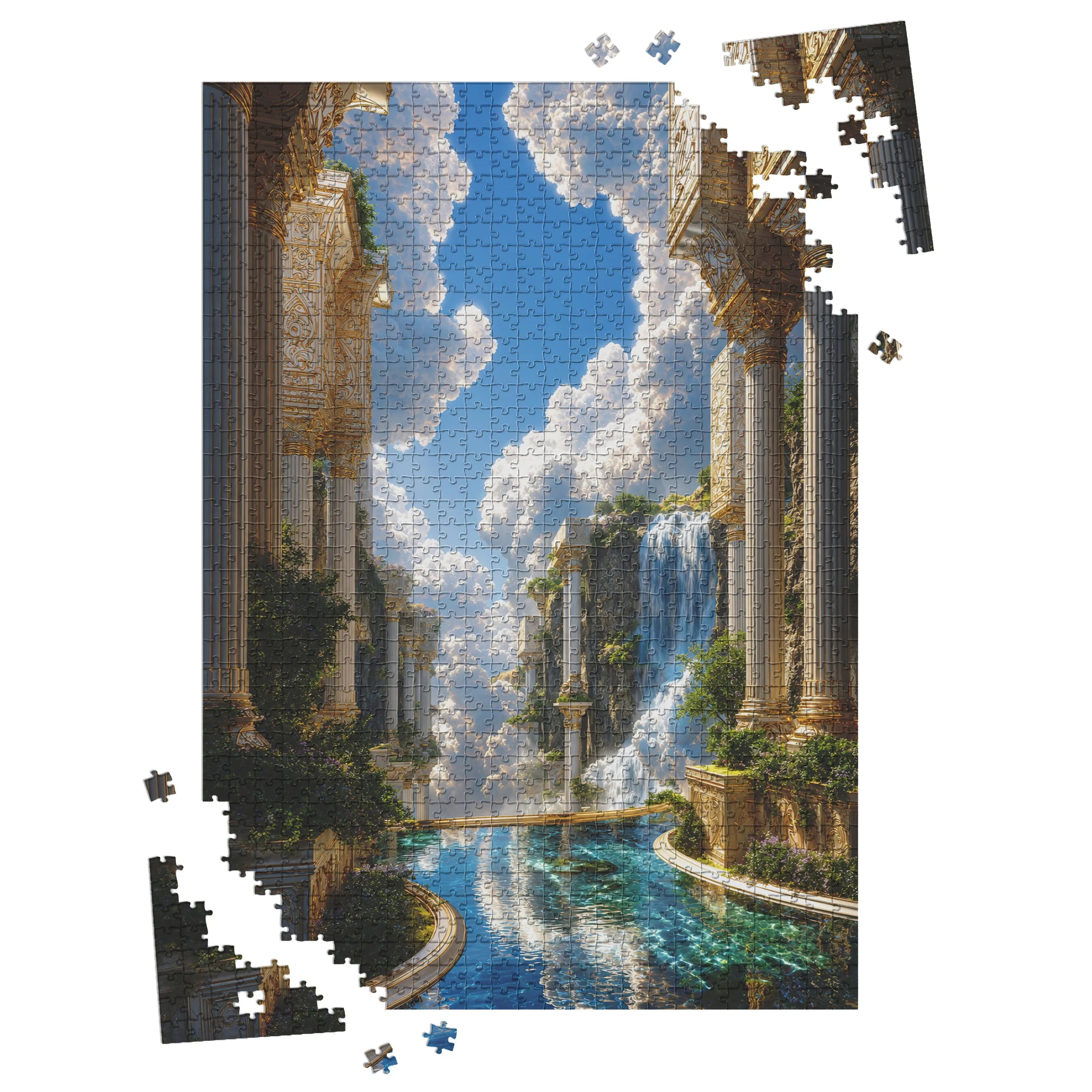 Himmlische Wasserterrassen