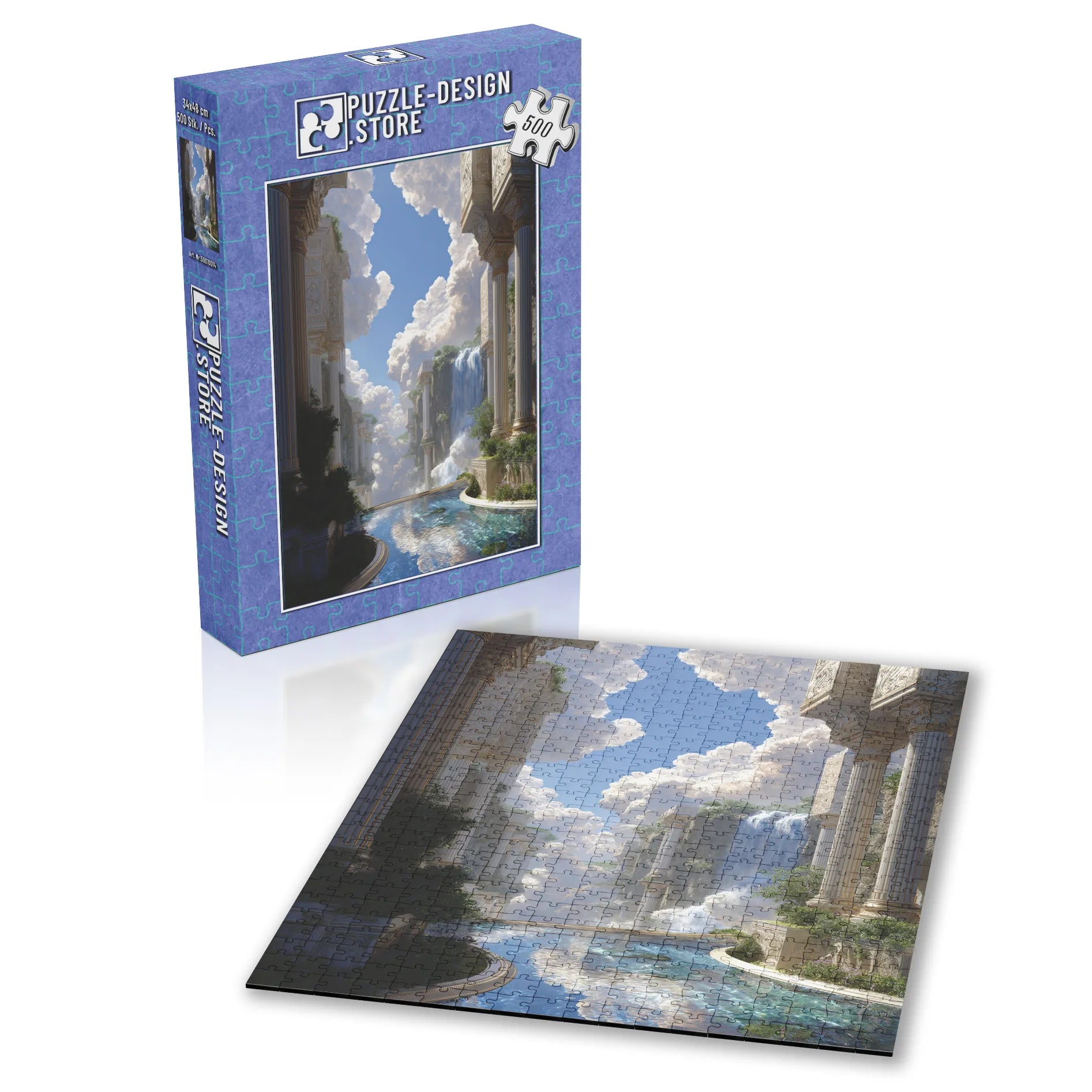 Himmlische Wasserterrassen