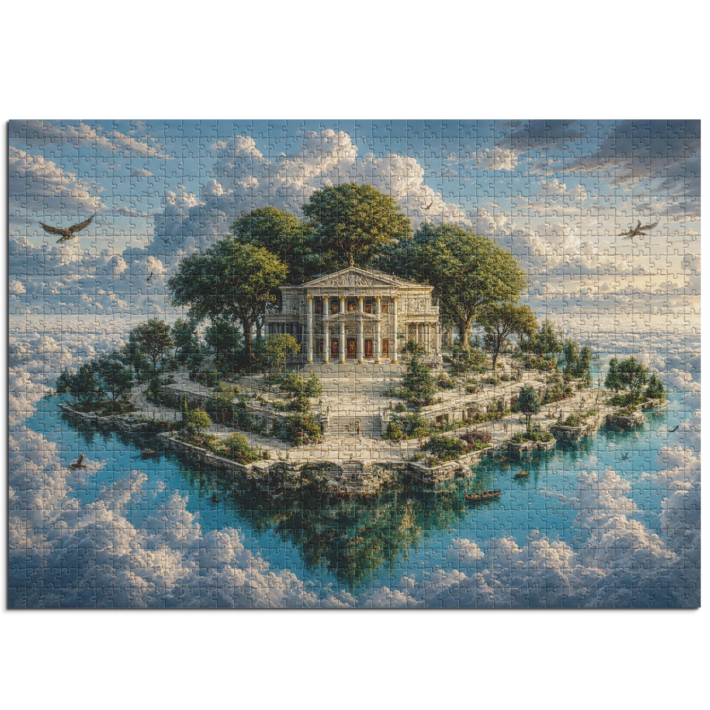 Tempel auf der Wolkeninsel