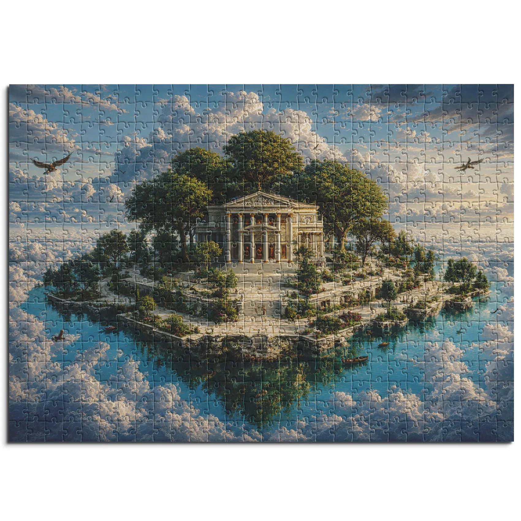 Tempel auf der Wolkeninsel