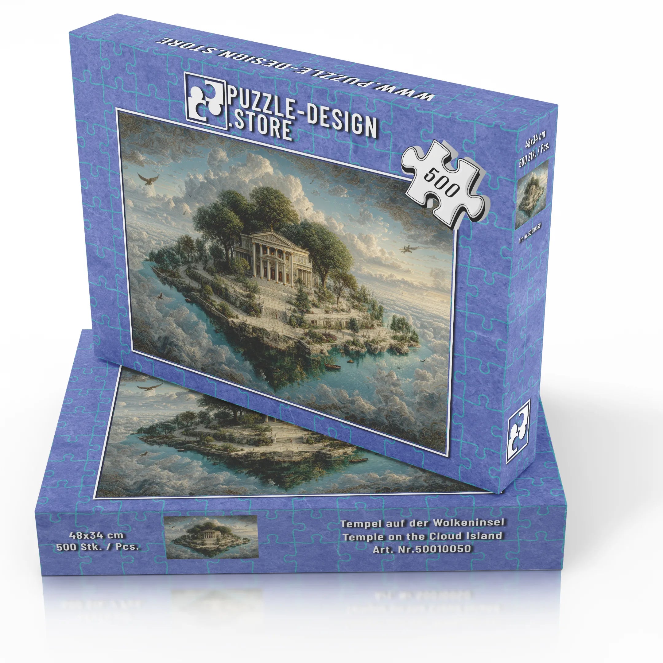 Temple sur l'île des Nuages