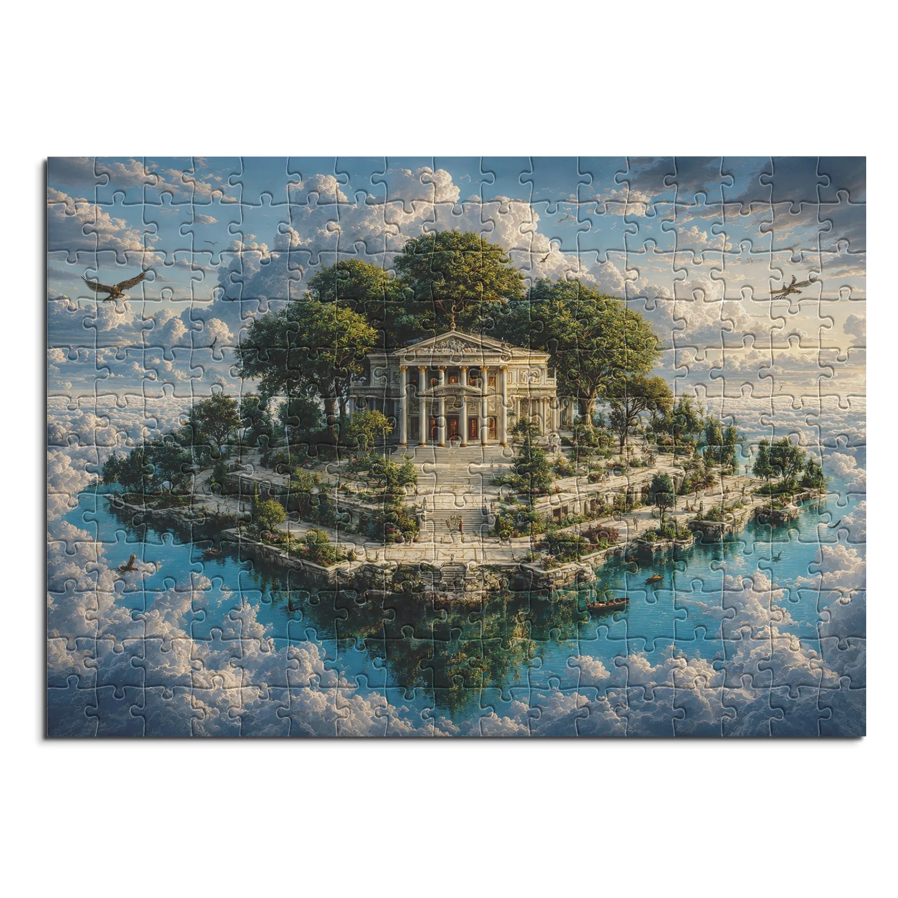Tempel auf der Wolkeninsel