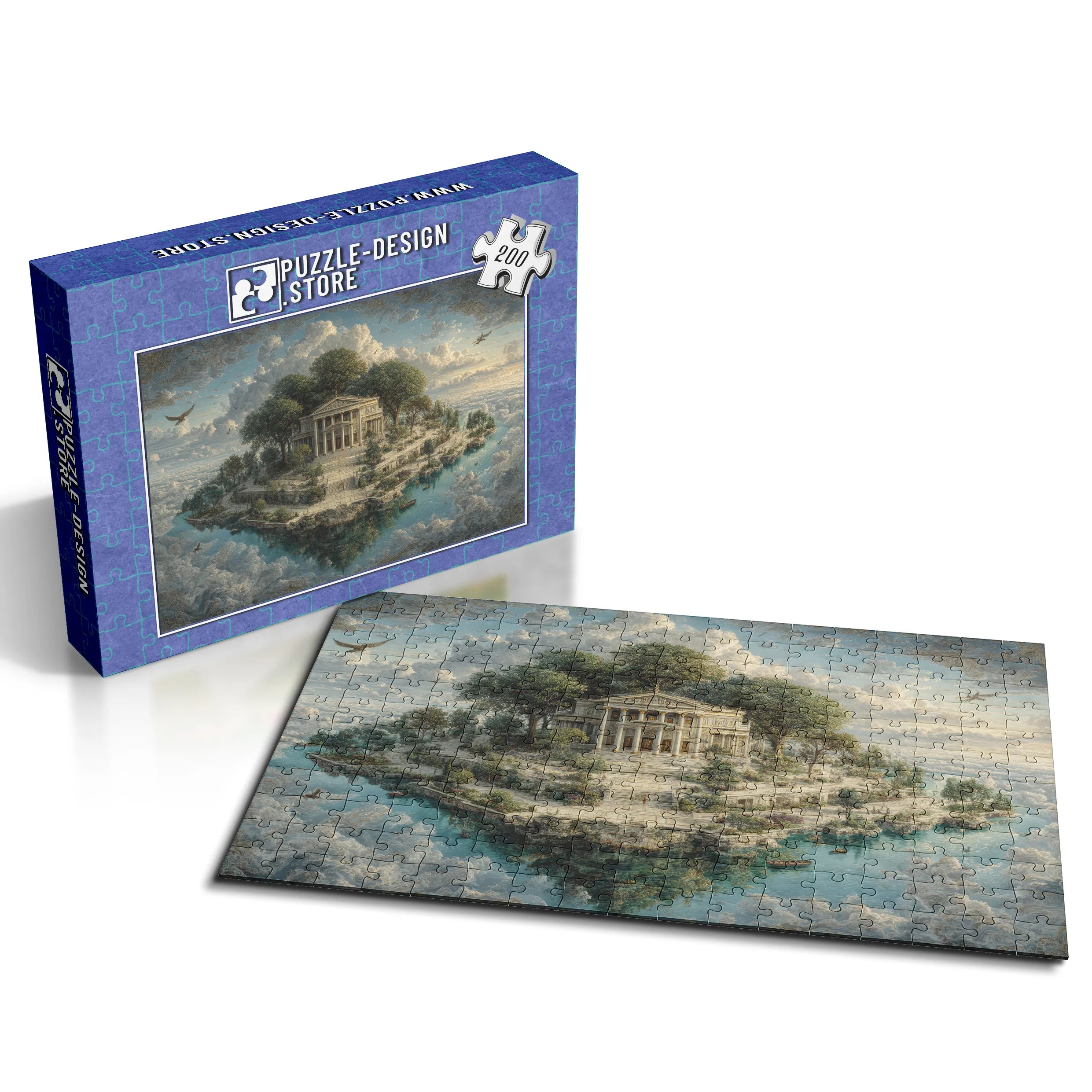 Tempel auf der Wolkeninsel