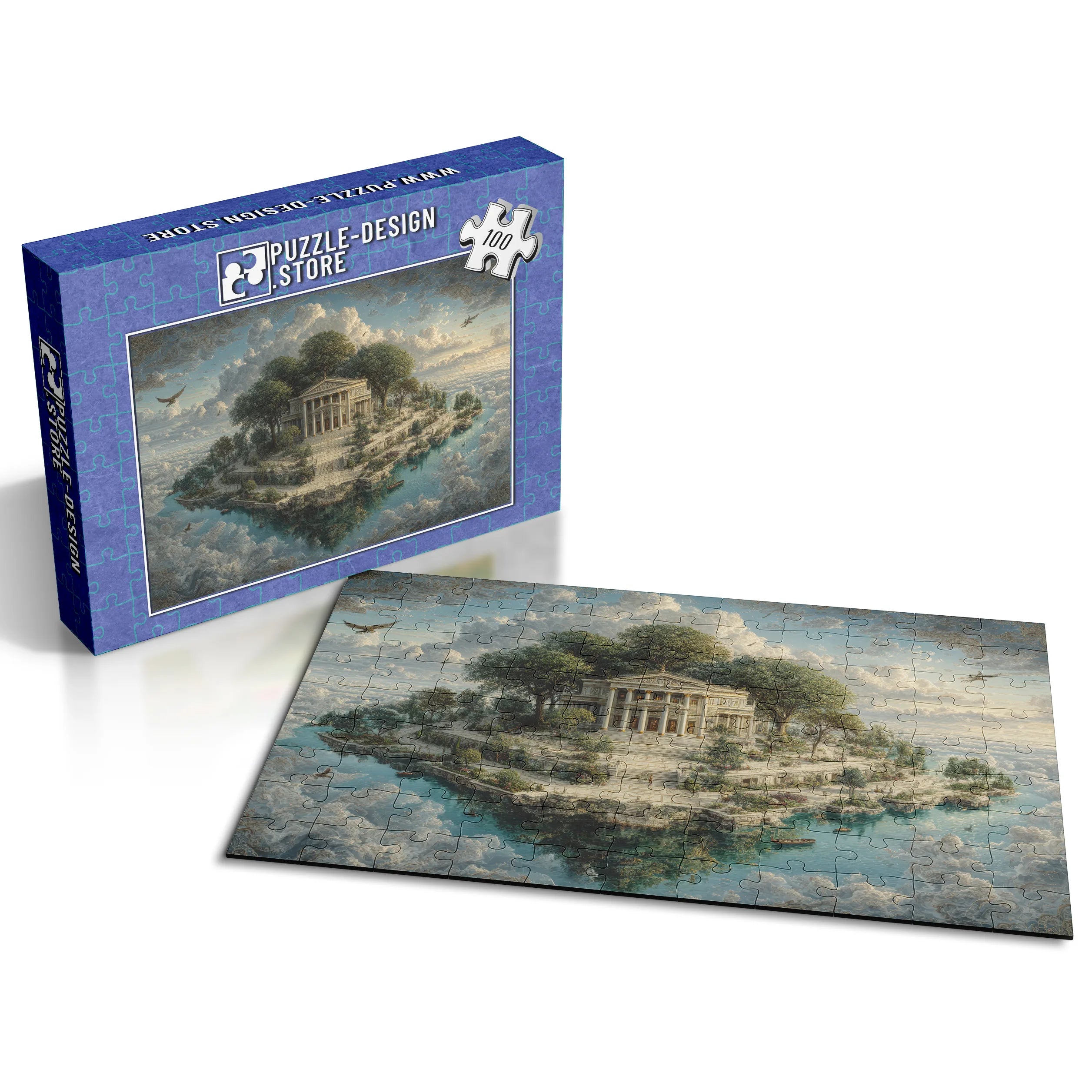 Tempel auf der Wolkeninsel