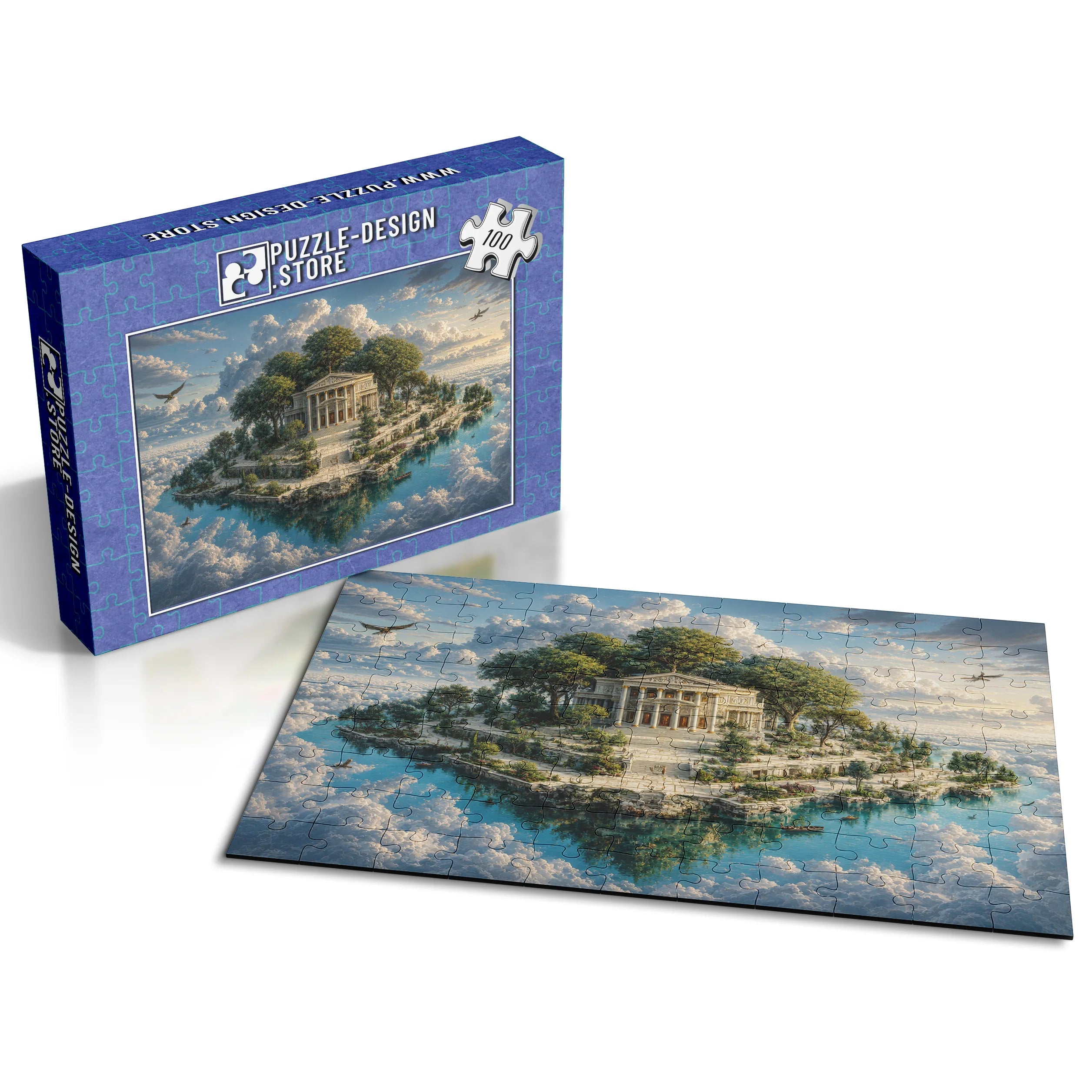 Tempel auf der Wolkeninsel