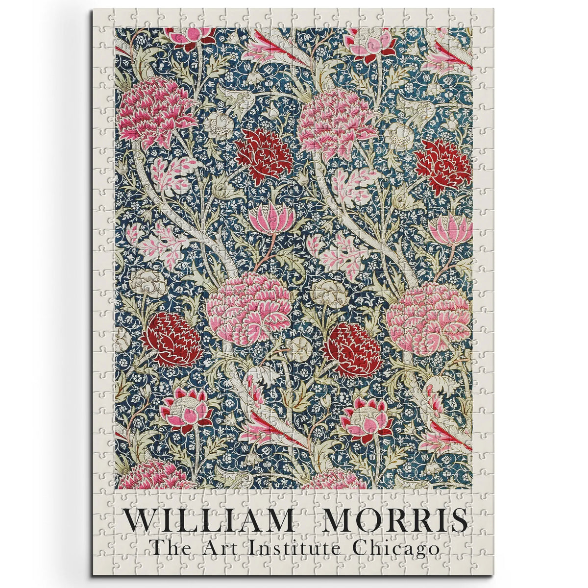 William Morris - Blütengarten in Graphit 001 – 500 Teile – Ansicht 1