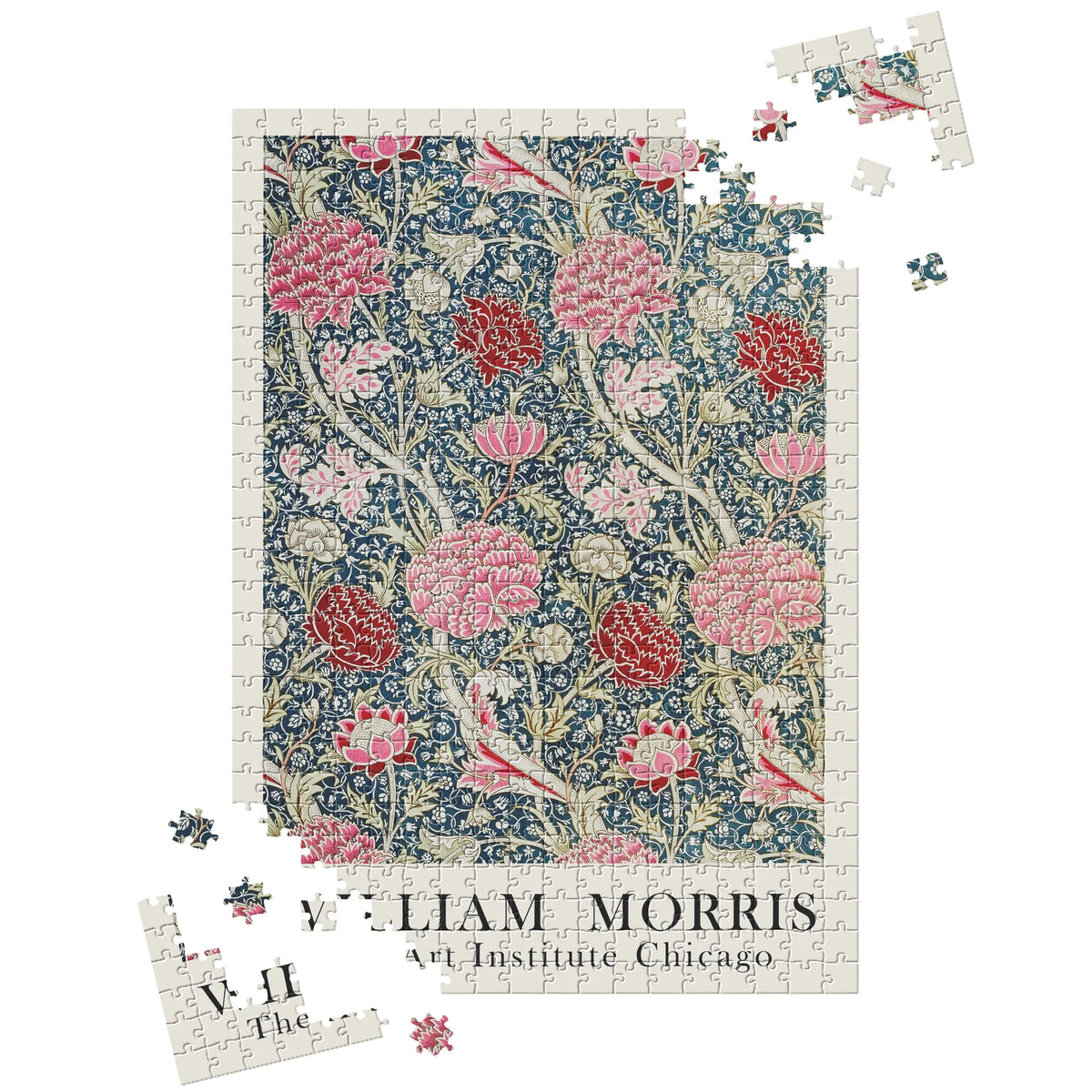 William Morris - Blütengarten in Graphit 001 – 500 Teile – Ansicht 3