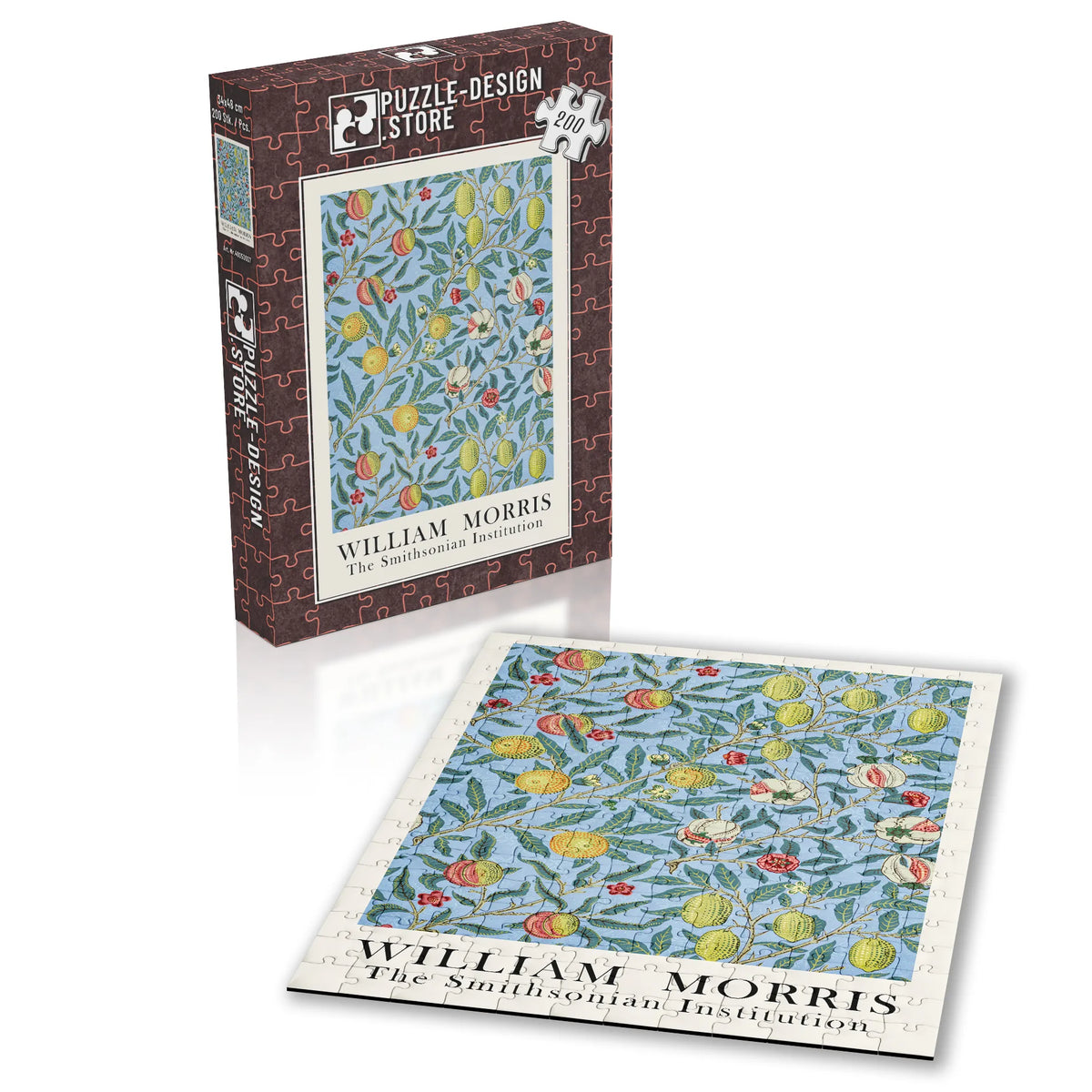 William Morris - Rankenornament in Graphit 002 – 200 Teile – Ansicht 2