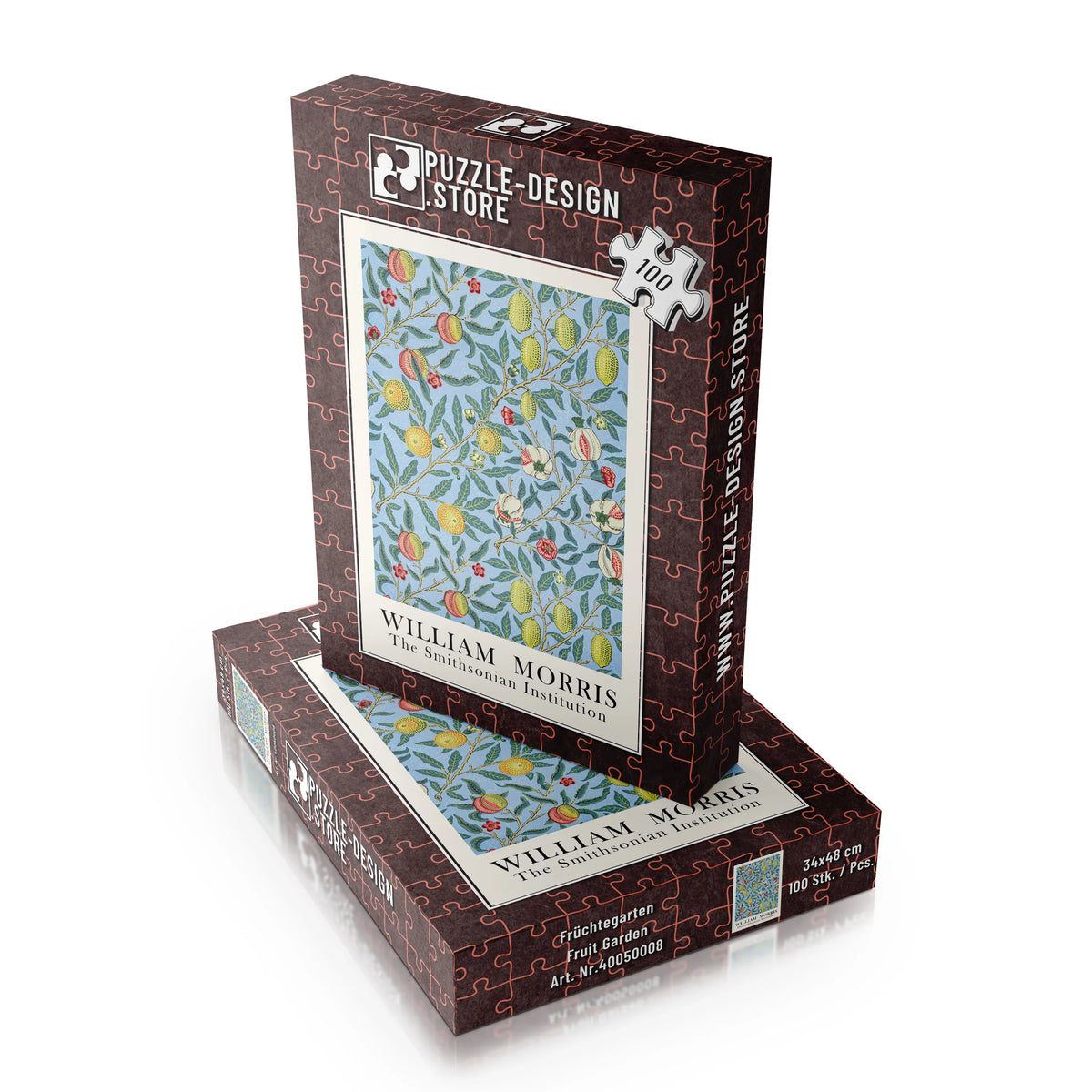 William Morris - Rankenornament in Graphit 002 – 100 Teile – Ansicht 4