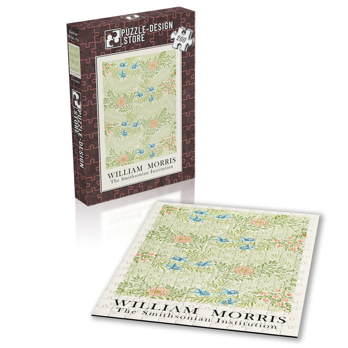 William Morris - TextilblÃ¼ten in Gold 003 – 200 Teile – Ansicht 2