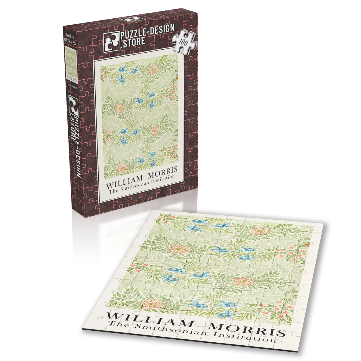 William Morris - TextilblÃ¼ten in Gold 003 – 100 Teile – Ansicht 2
