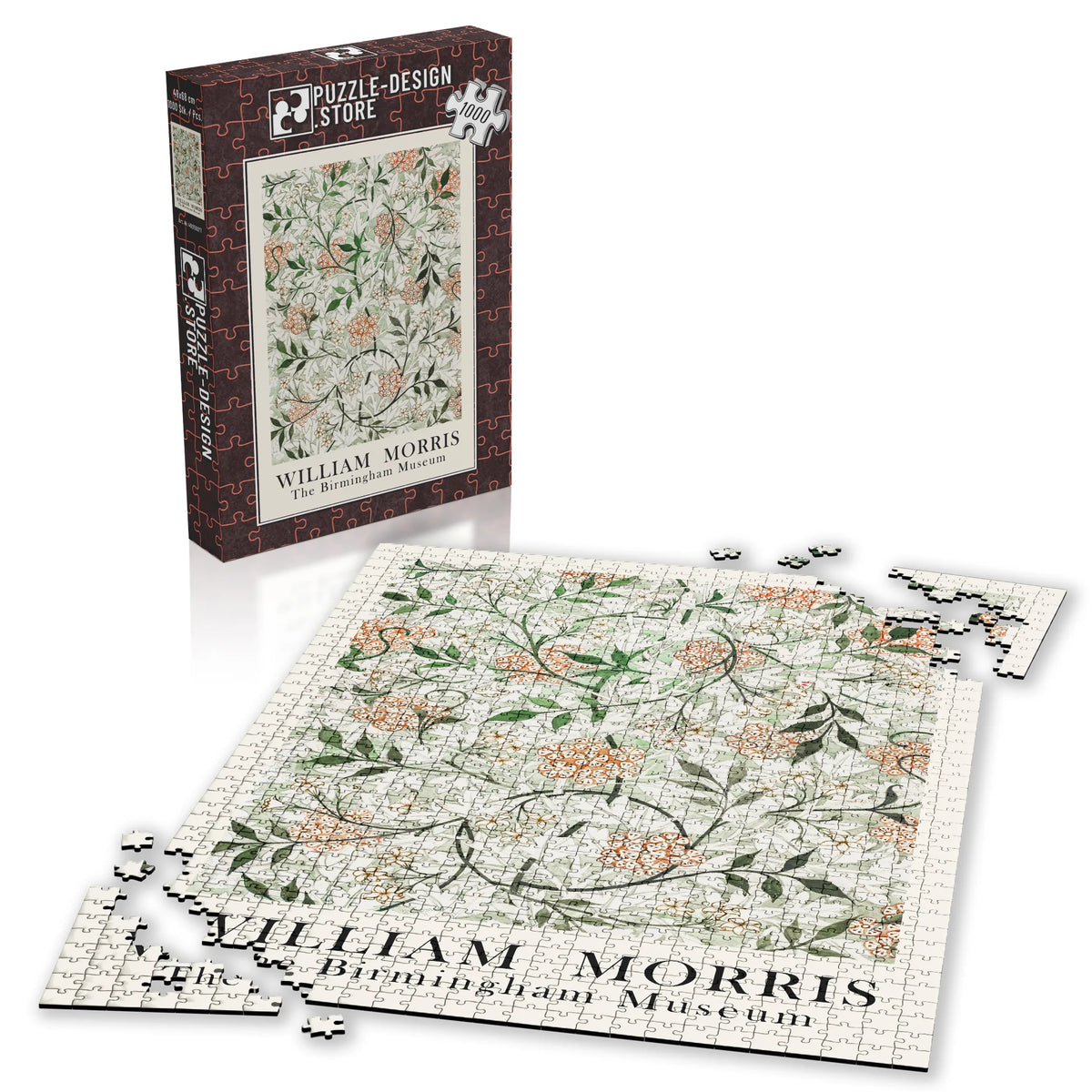 William Morris - BlÃ¼tenranken in Elfenbein 005 – 1000 Teile – Ansicht 4