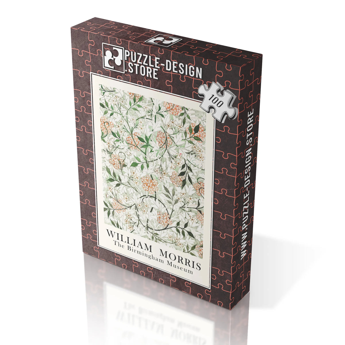William Morris - BlÃ¼tenranken in Elfenbein 005 – 100 Teile – Ansicht 3