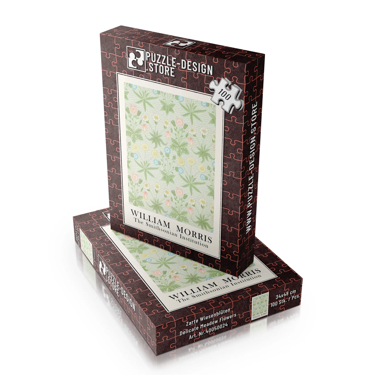 William Morris - Gartenornament in Elfenbein 006 – 100 Teile – Ansicht 4