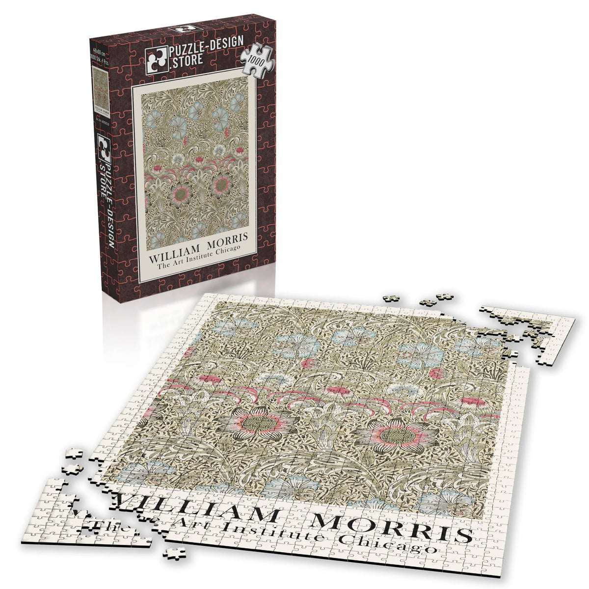 William Morris - Naturarabeske in Gold – 1000 Teile – Ansicht 4