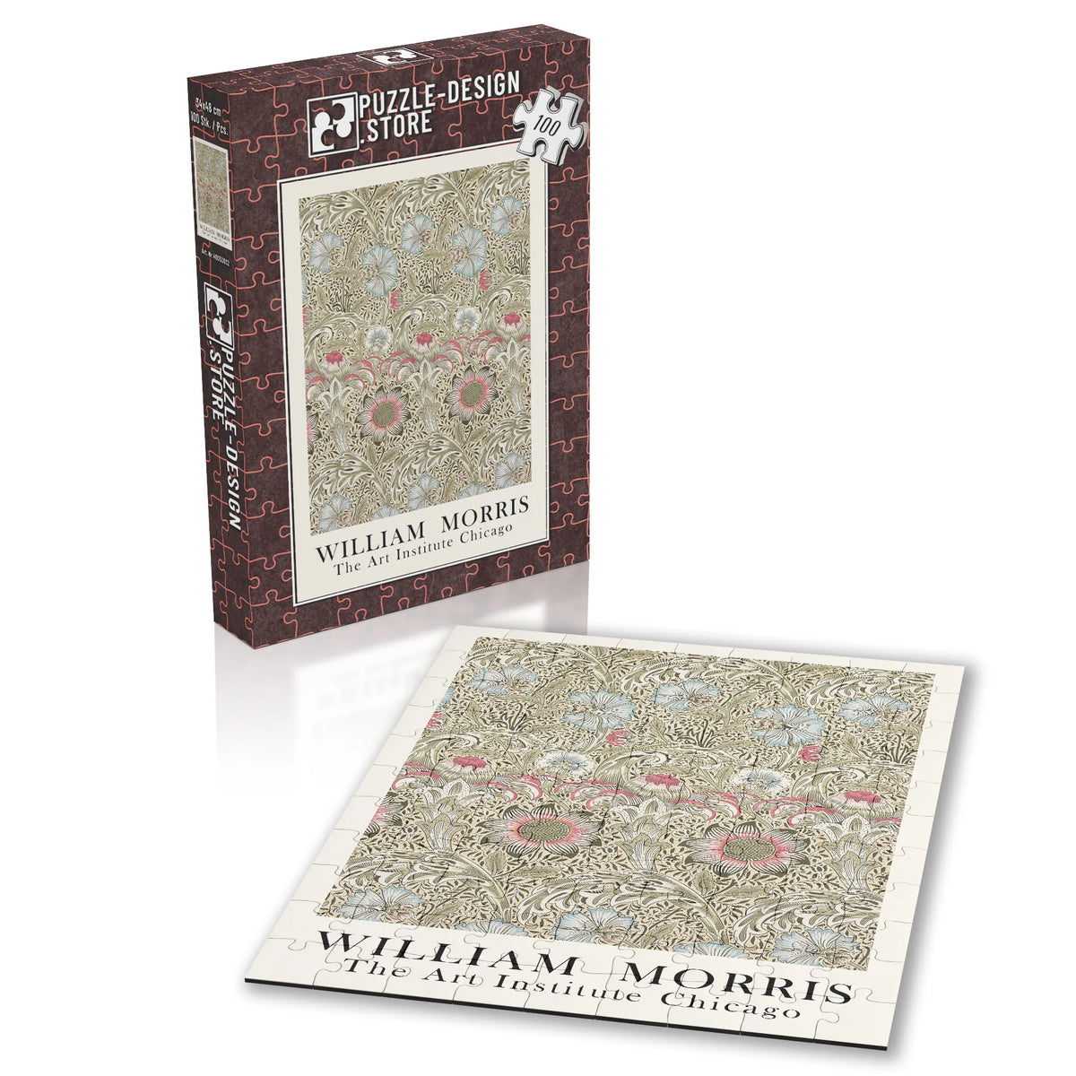 William Morris - Naturarabeske in Gold – 100 Teile – Ansicht 2