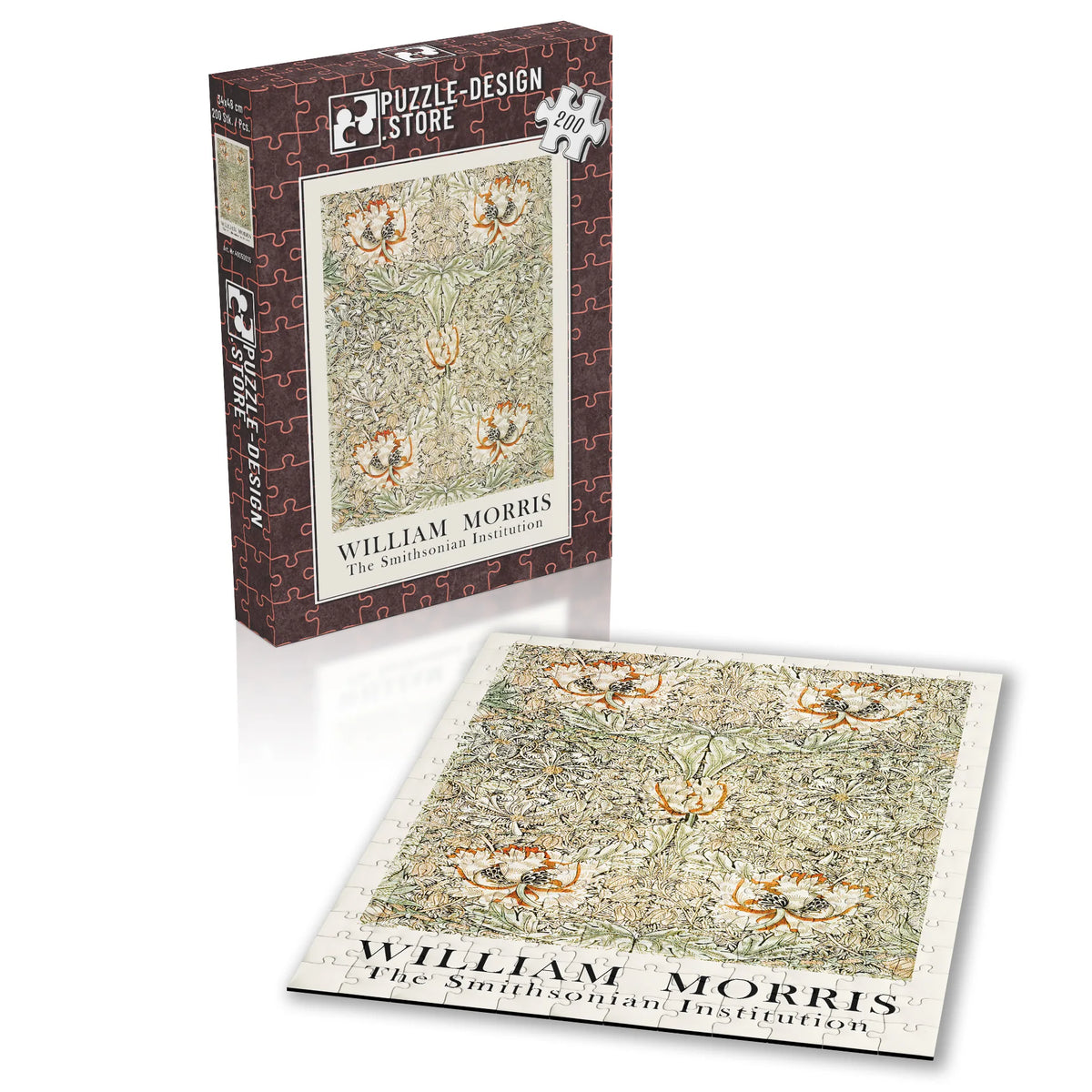 William Morris - Blütengarten in Gold – 200 Teile – Ansicht 2