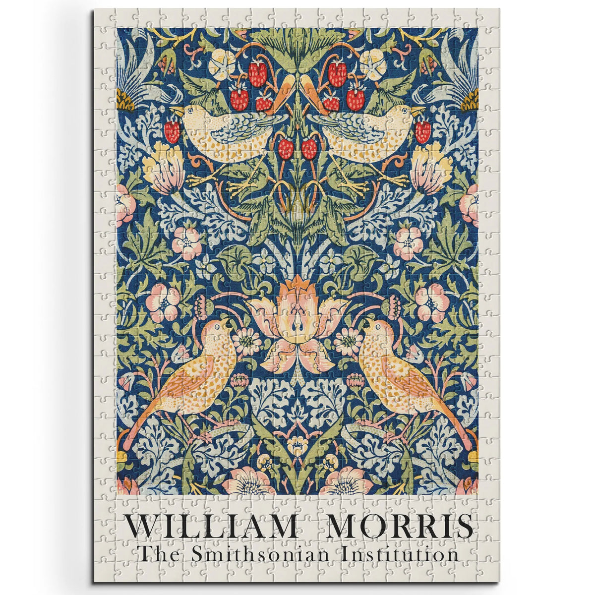 William Morris - Textilblüten in Graphit – 500 Teile – Ansicht 1