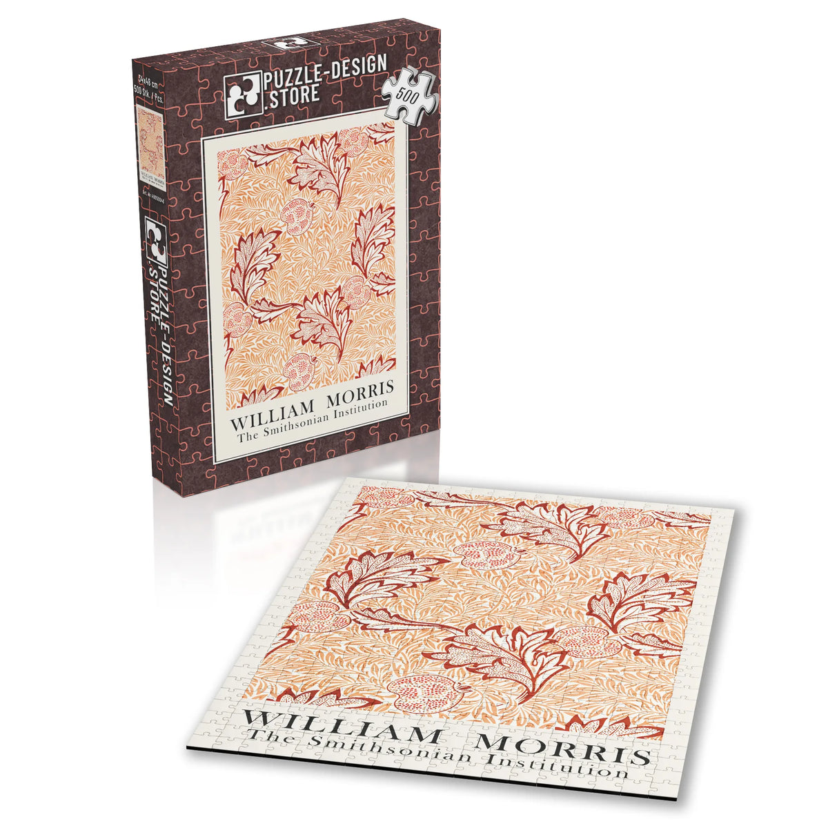 William Morris - Laubwerk in Orange – 500 Teile – Ansicht 2