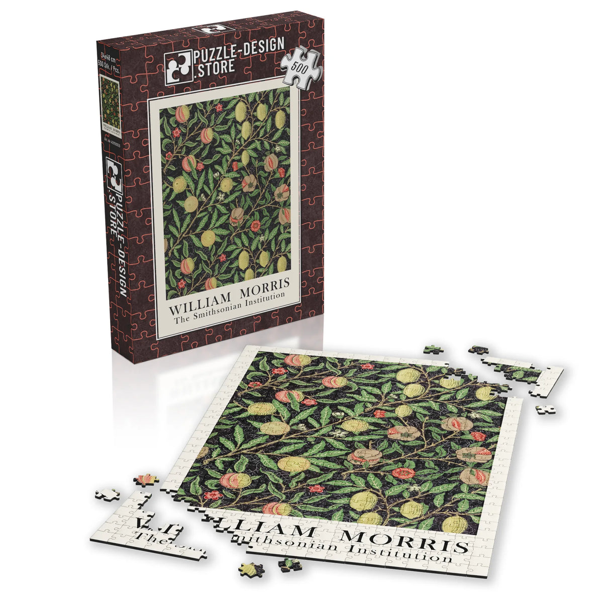 William Morris - Floralgewebe in Gold – 500 Teile – Ansicht 4