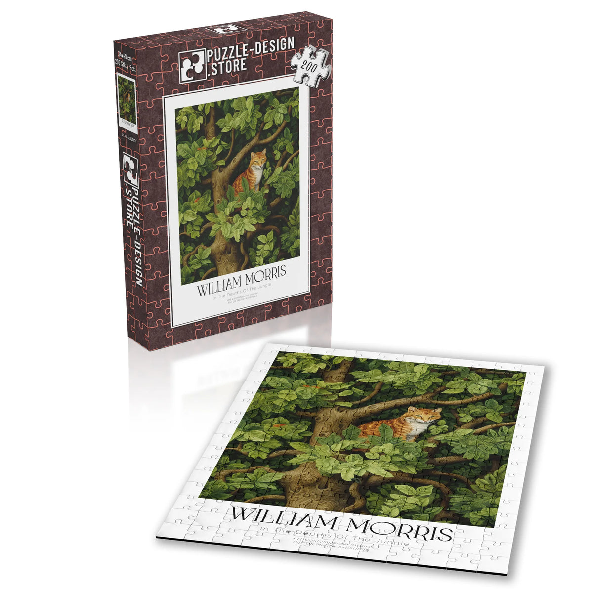 William Morris - Rankenornament in Gold – 200 Teile – Ansicht 2