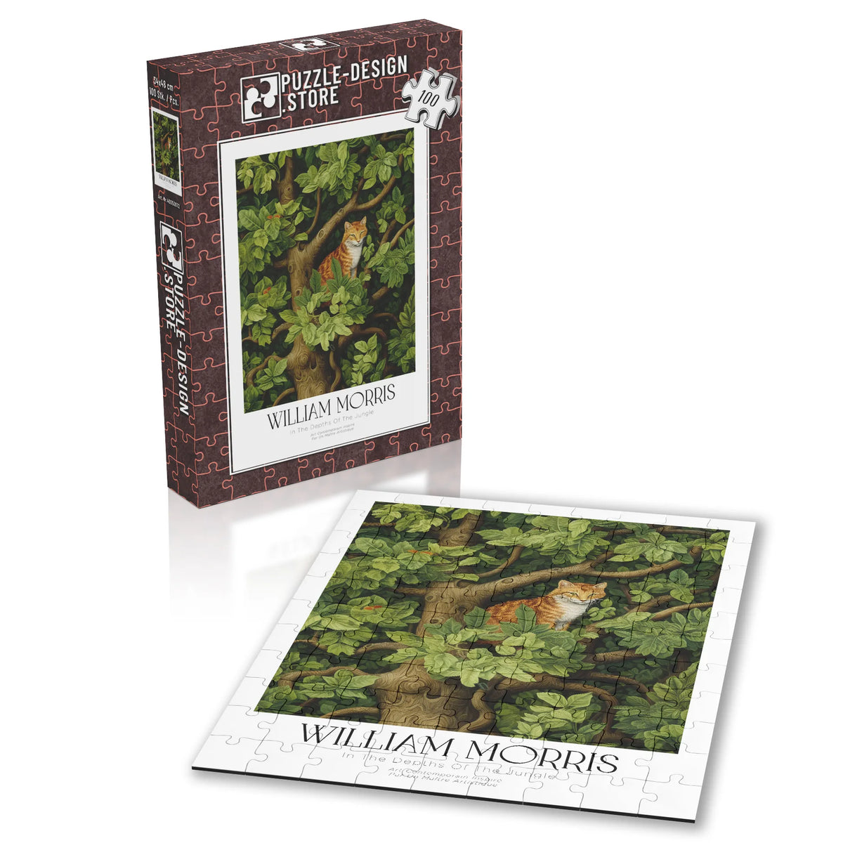 William Morris - Rankenornament in Gold – 100 Teile – Ansicht 2
