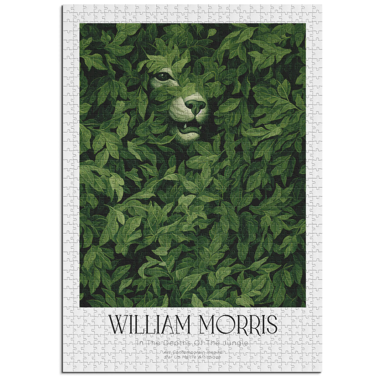 William Morris - Laubwerk in Grün – 1000 Teile – Ansicht 1